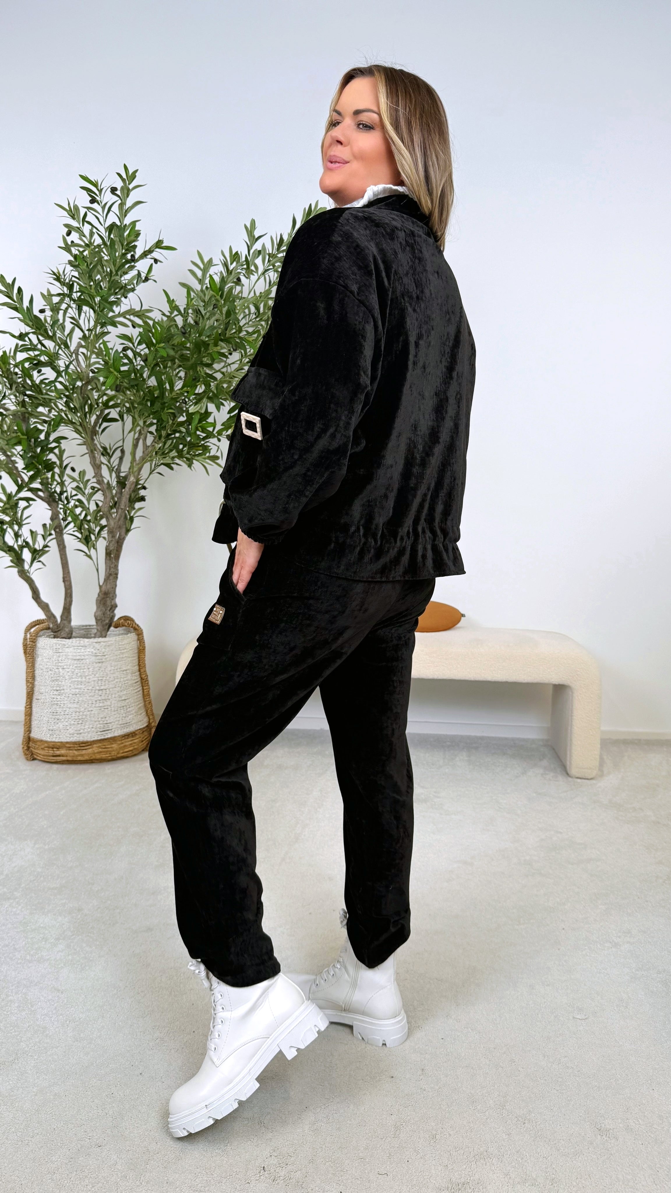 Jacke Velvet Dreams *Schwarz*