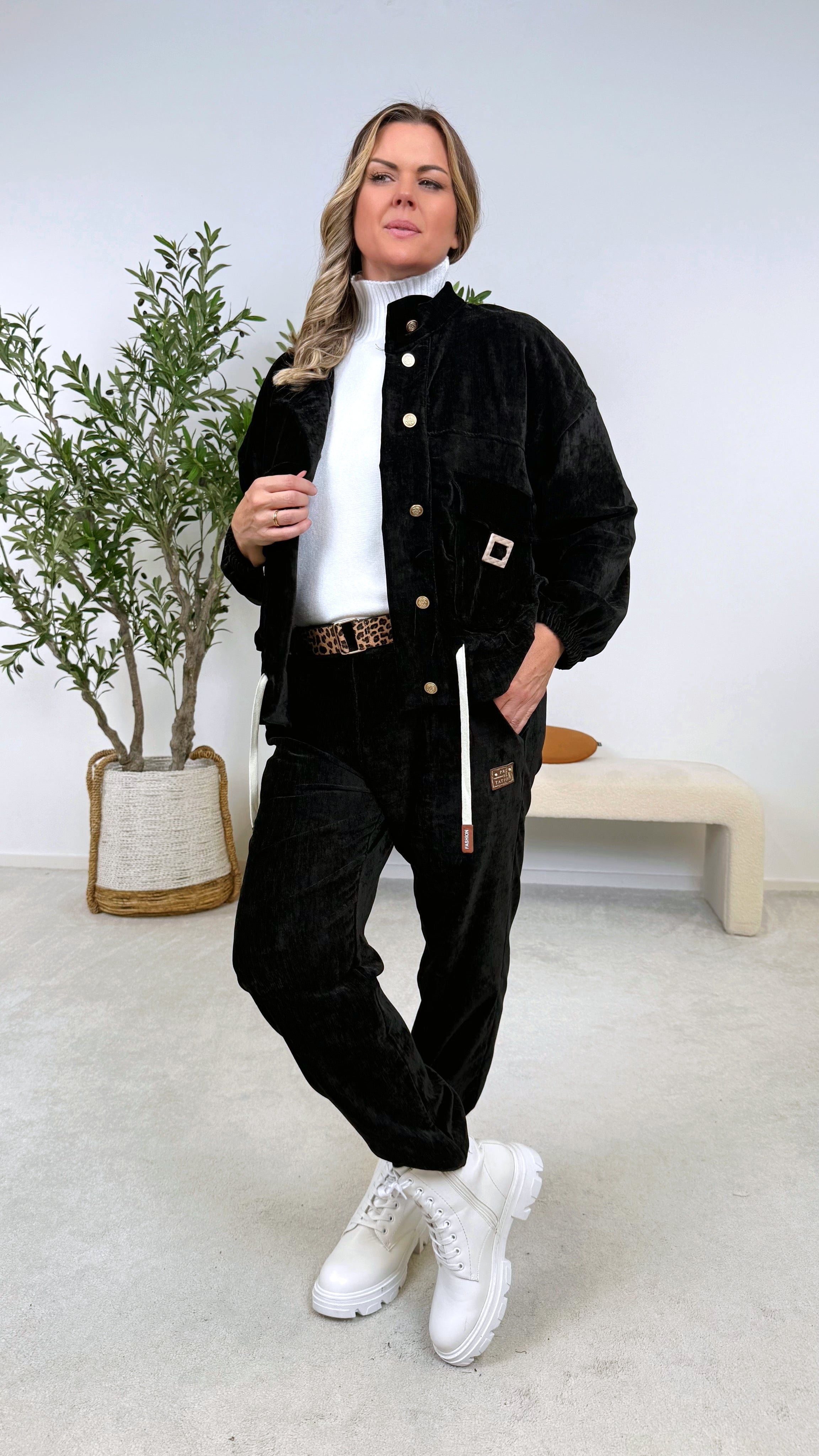 Jacke Velvet Dreams *Schwarz*