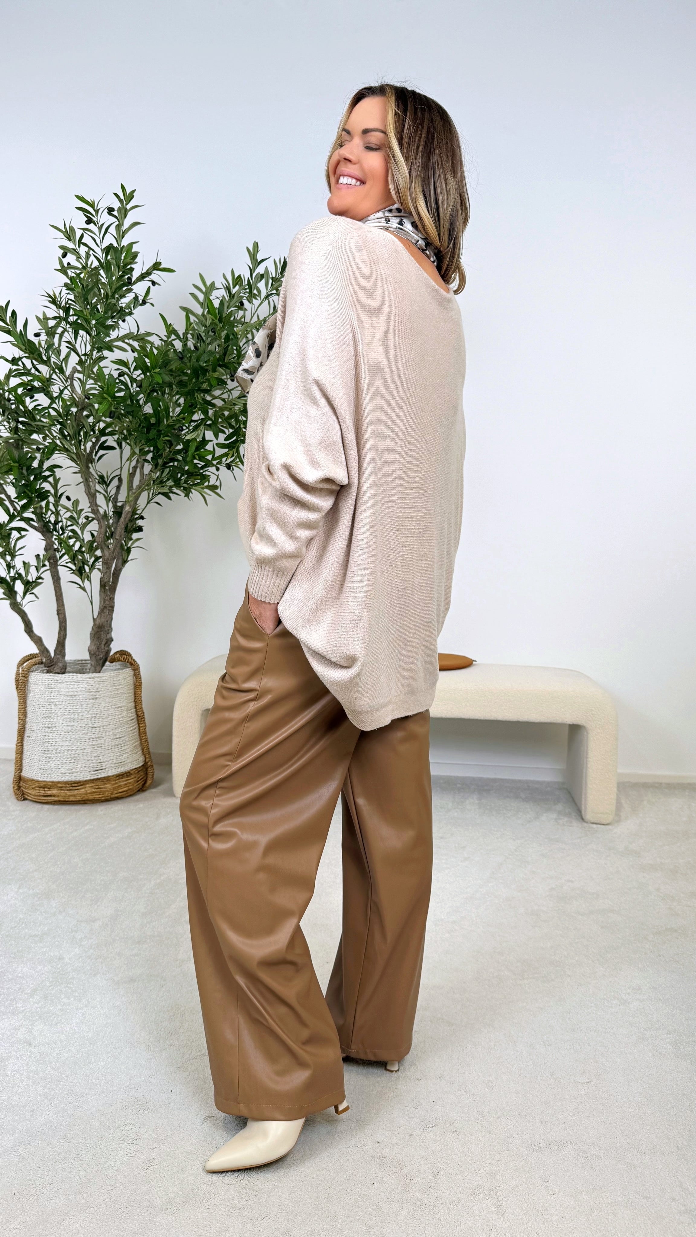 Hose Modern Move *Camel*