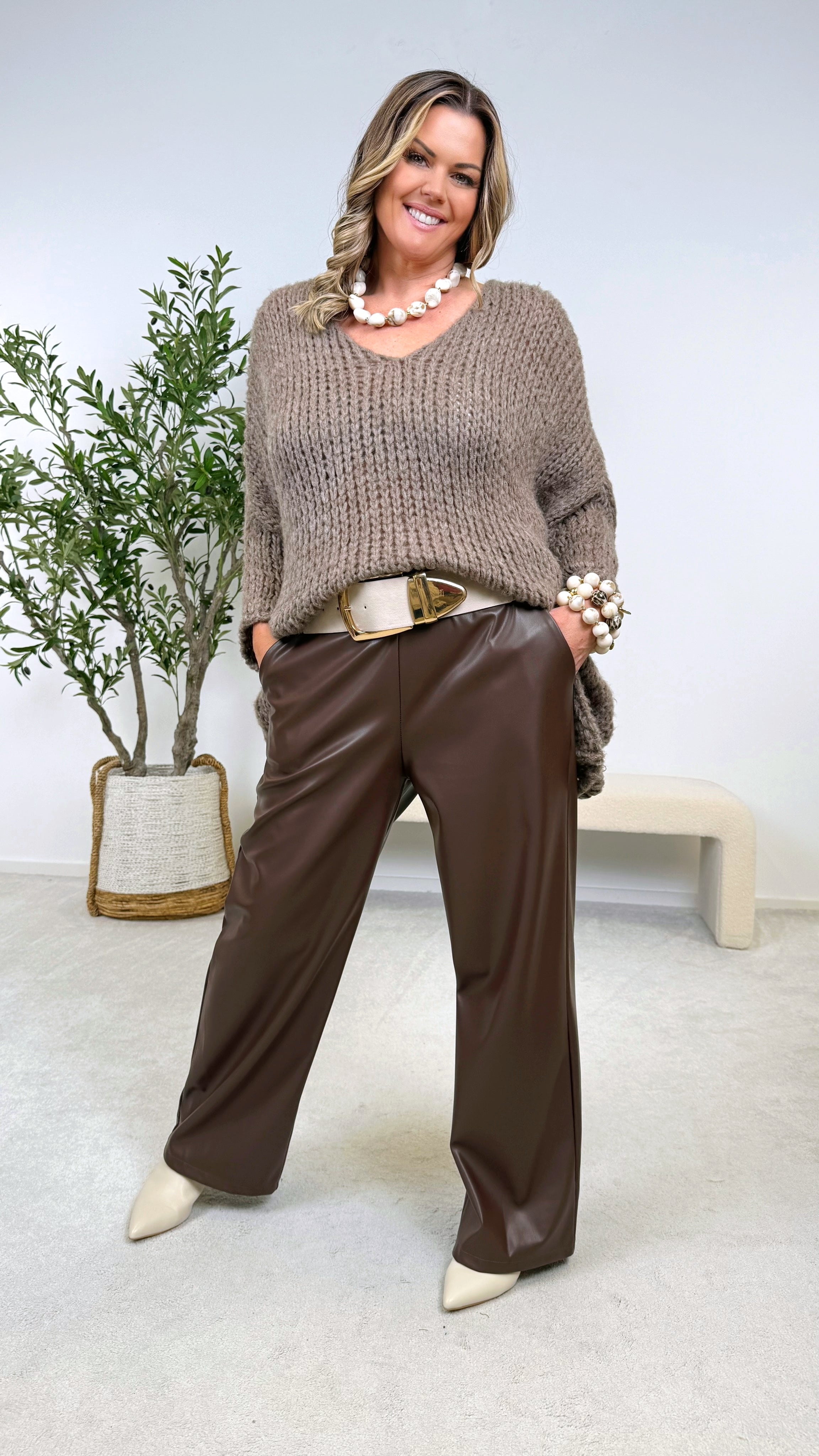 Hose Modern Move *Schoko*