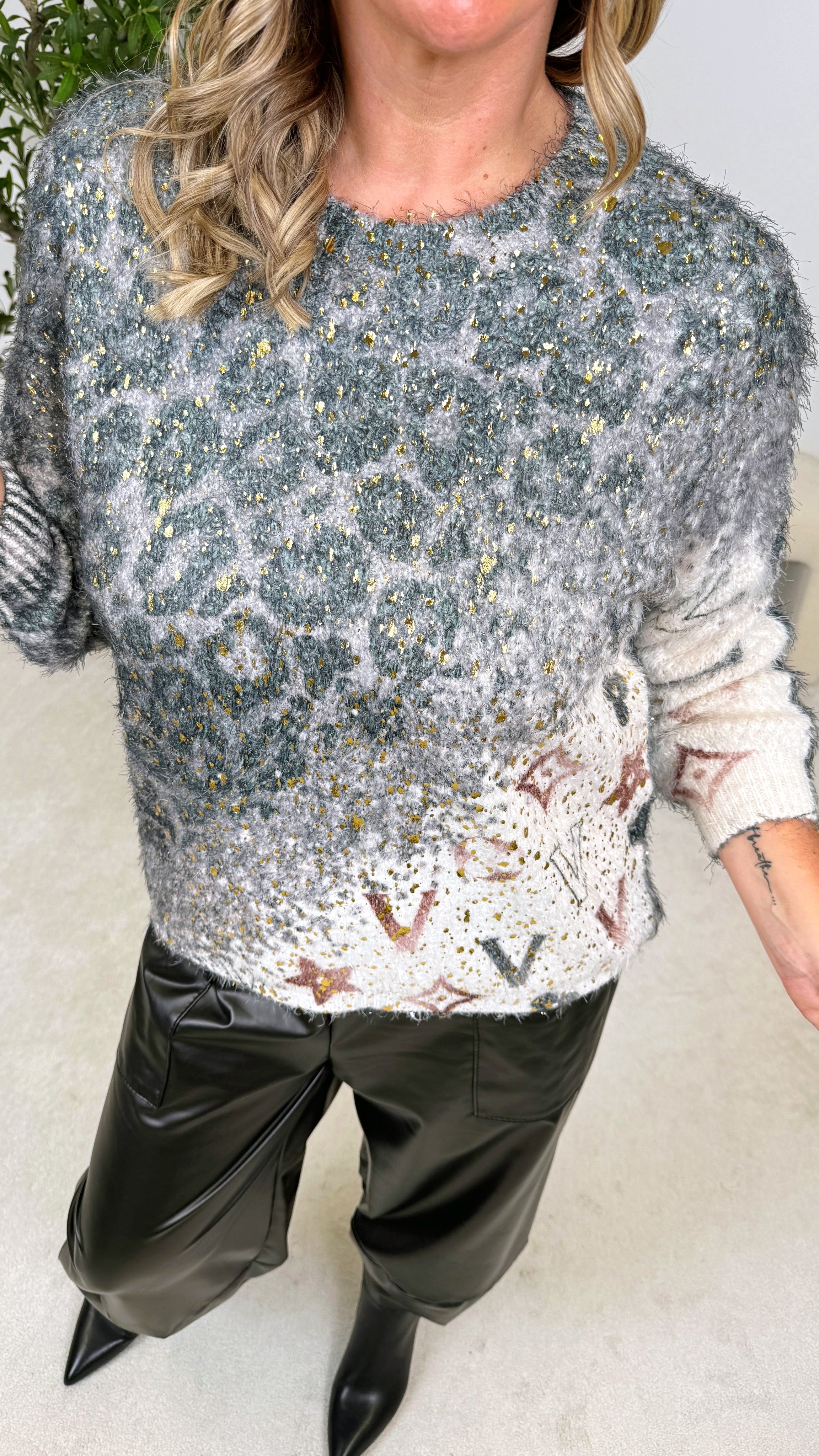 Pullover Glam Spirit *Khaki*