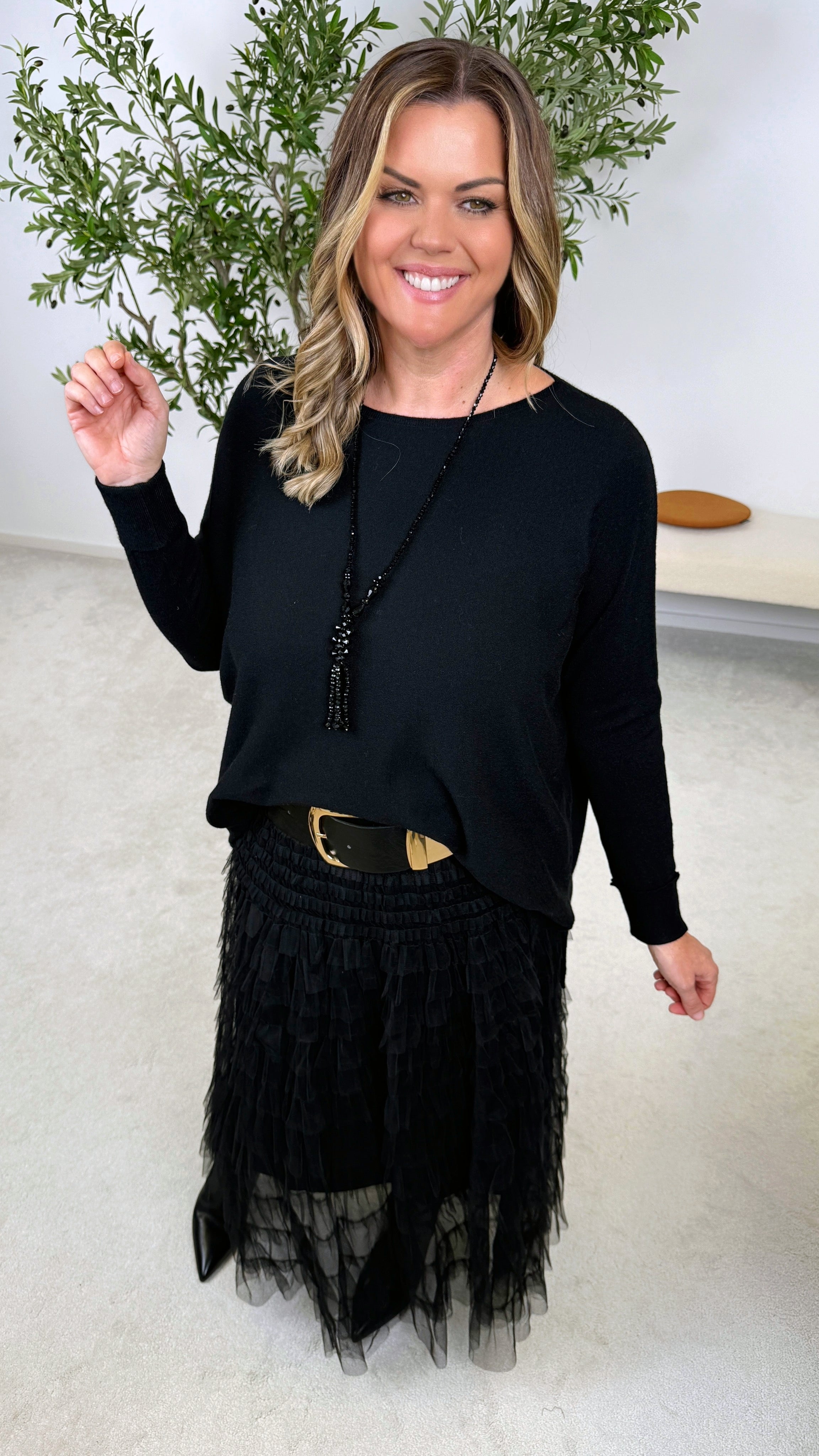 Pullover Bliss Essence *Schwarz* US-5304