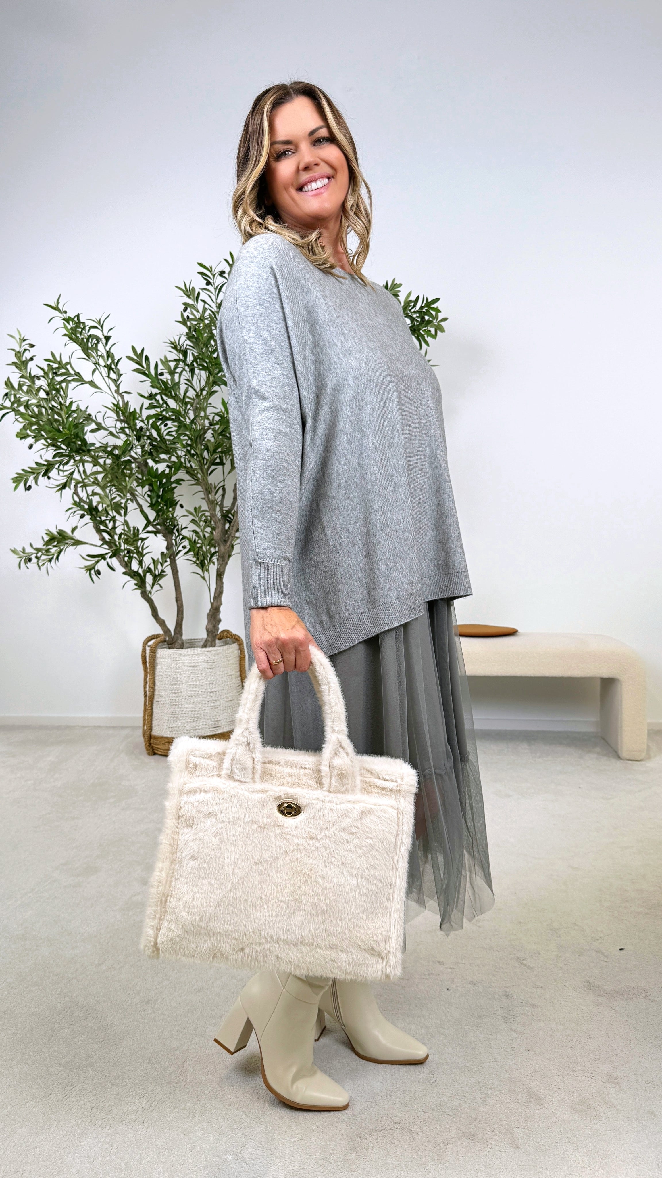 Pullover Bliss Essence *Grau* US-5304