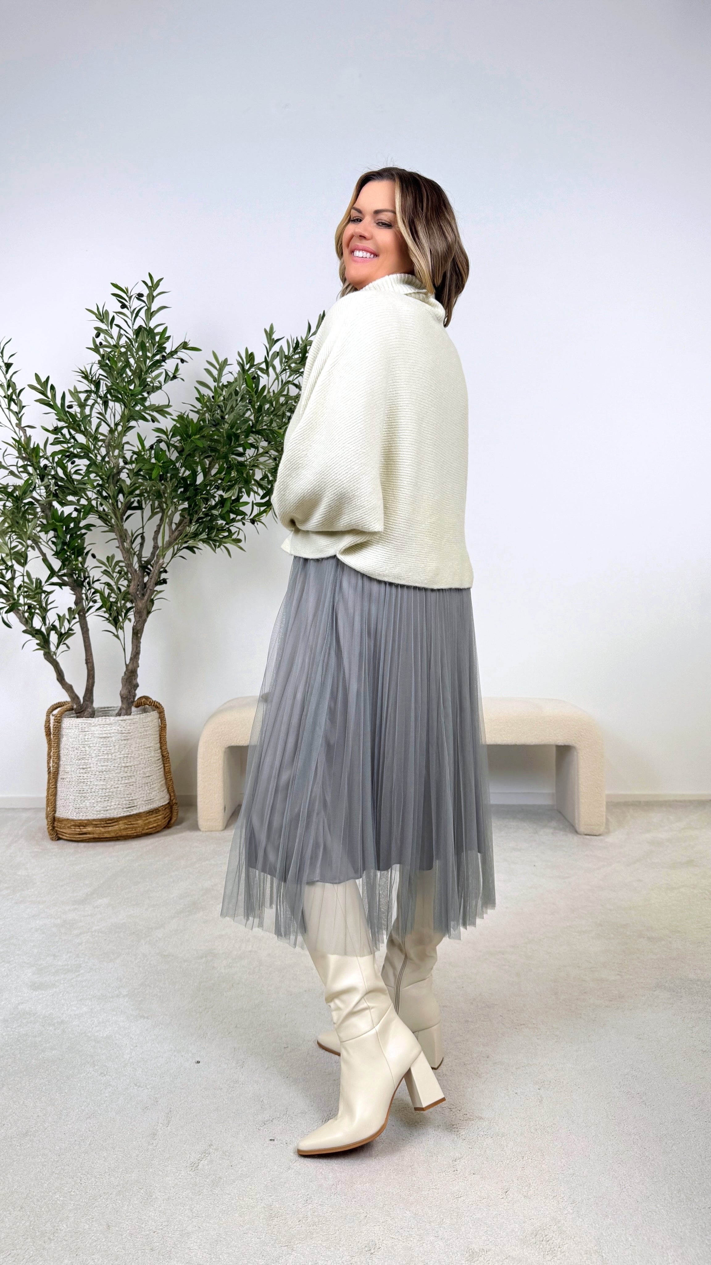 Kleid Dream Flow *Grau* Q1