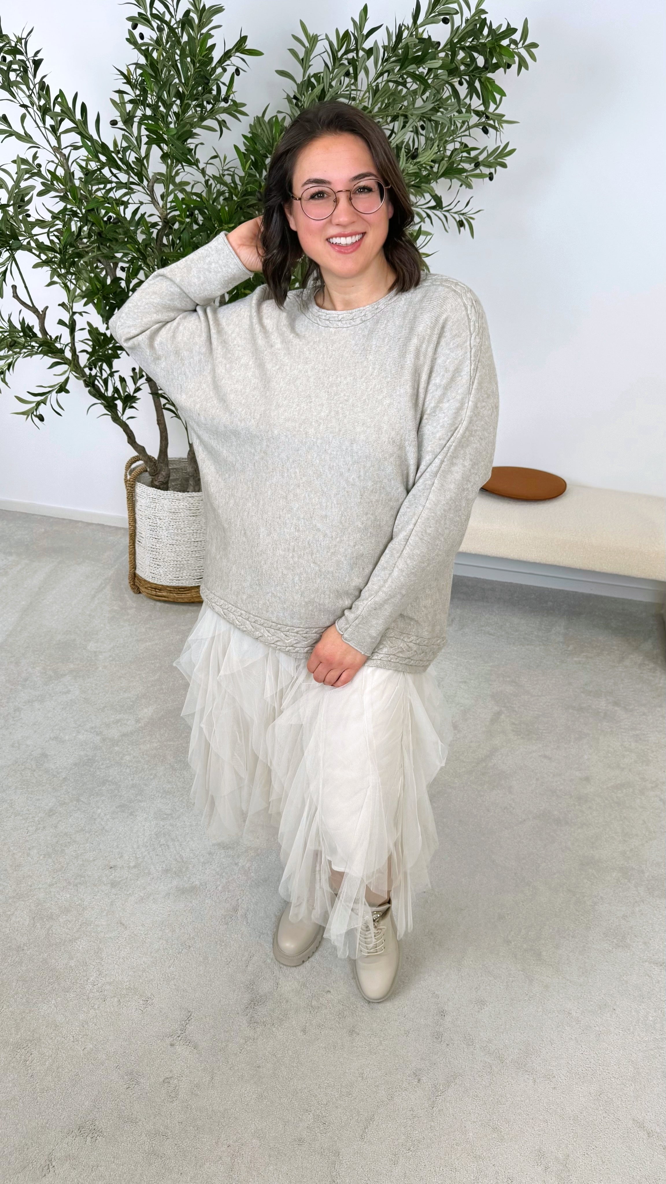 Strickpullover Soft Balance *Beige* Z088