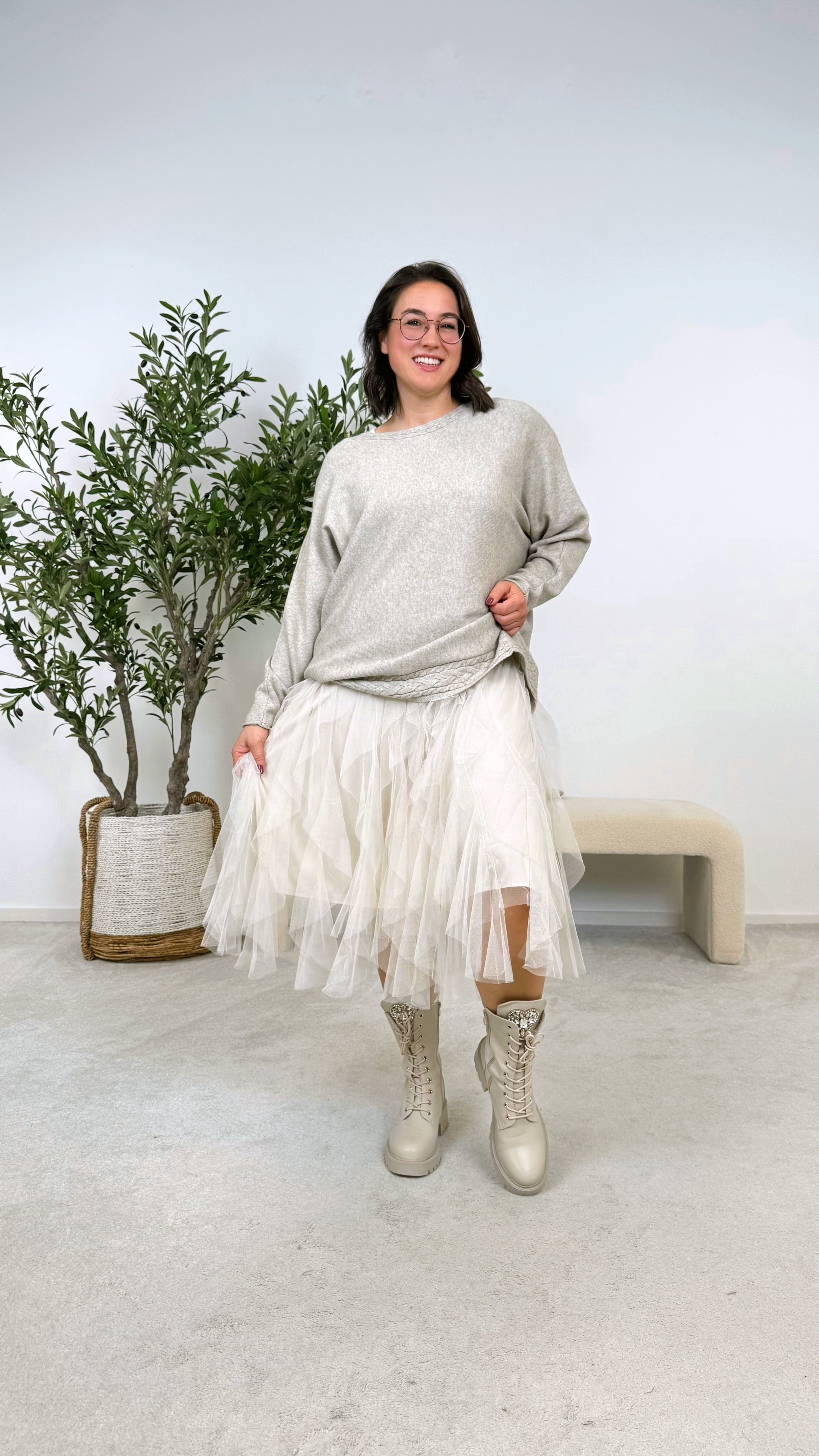 Strickpullover Soft Balance *Beige* Z088