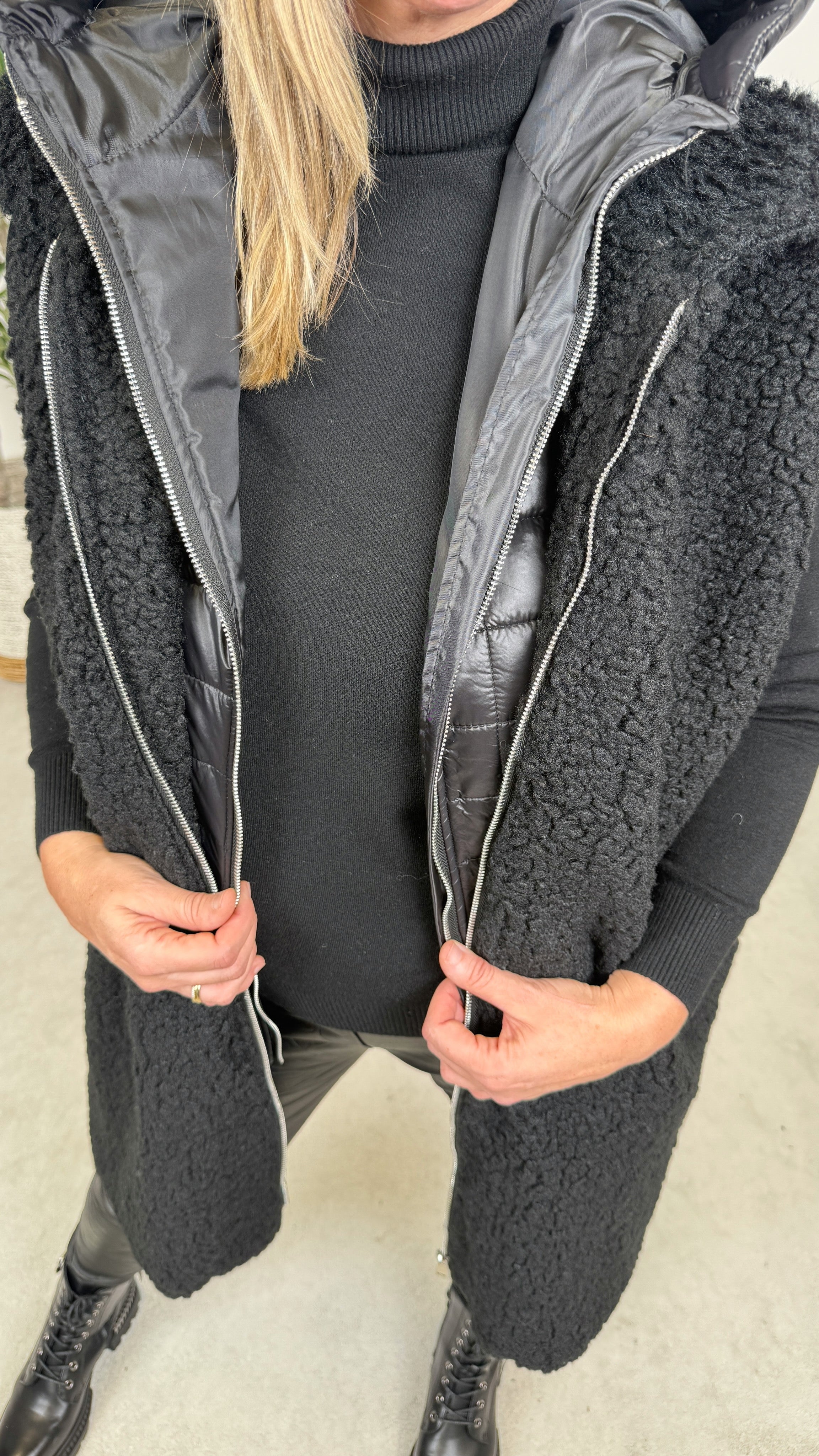 Weste Cozy Couture *Schwarz*