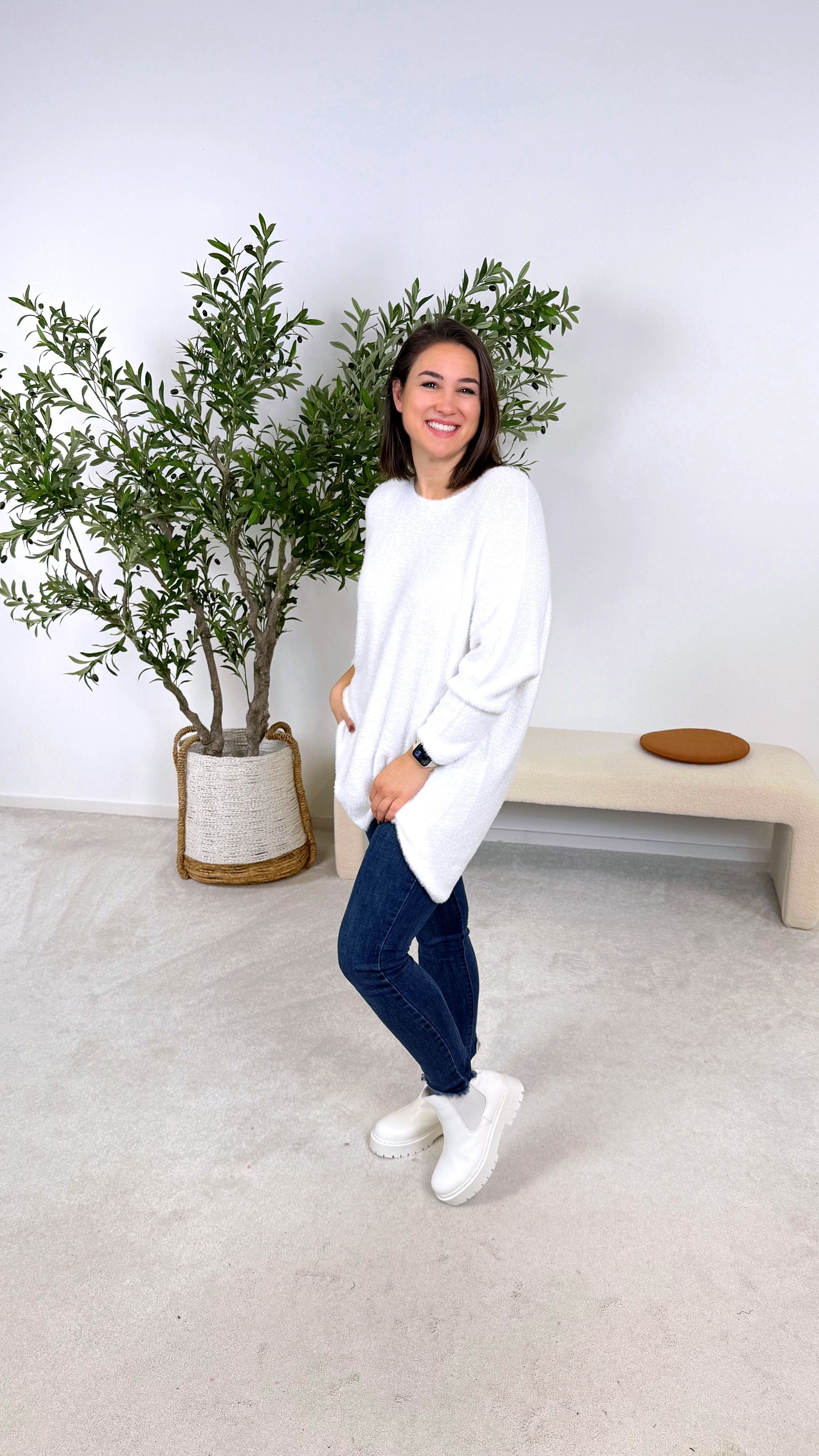 Pullover Misty Touch *Weiß*