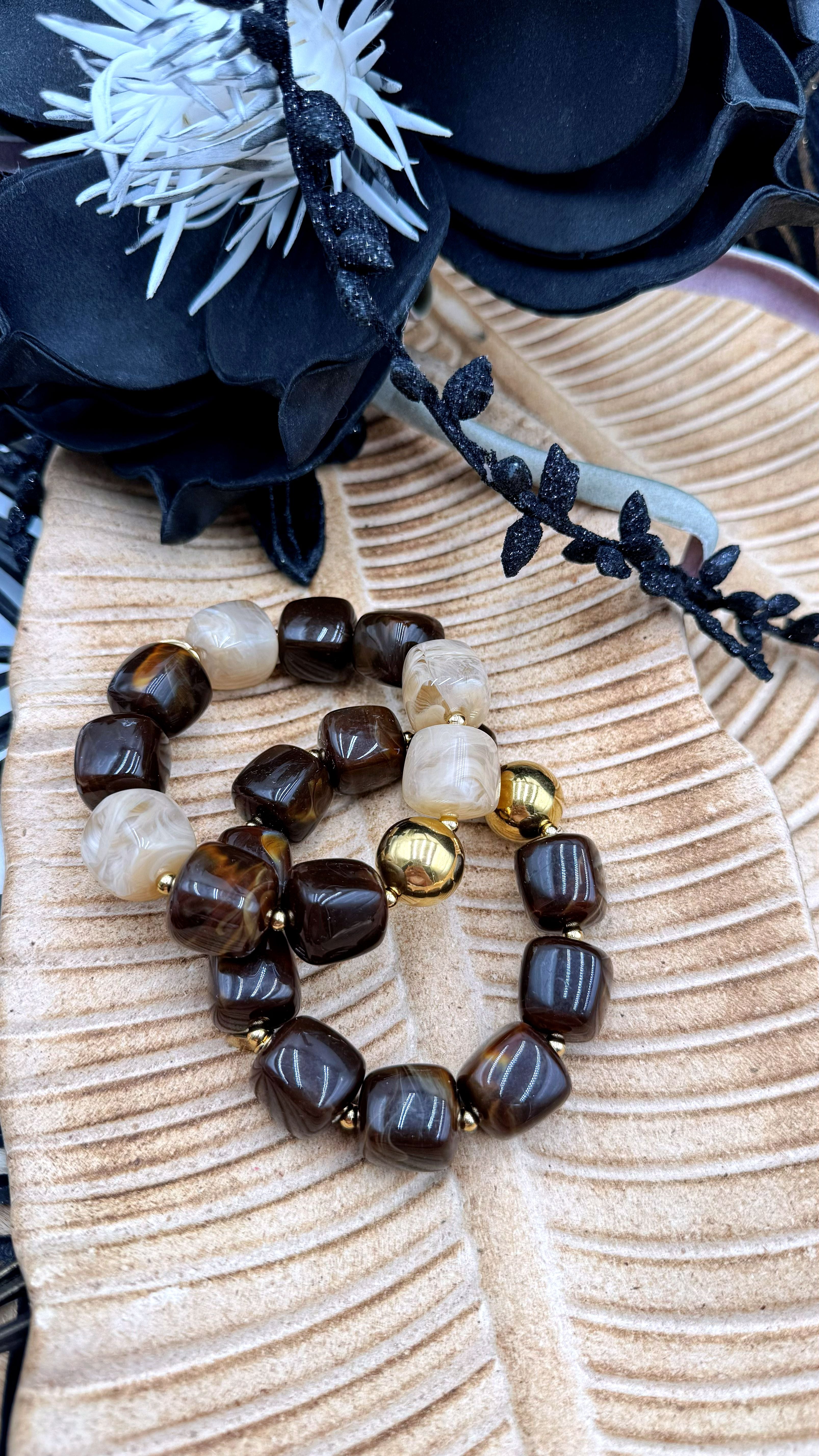 Armband Princess Geometry *Schoko*