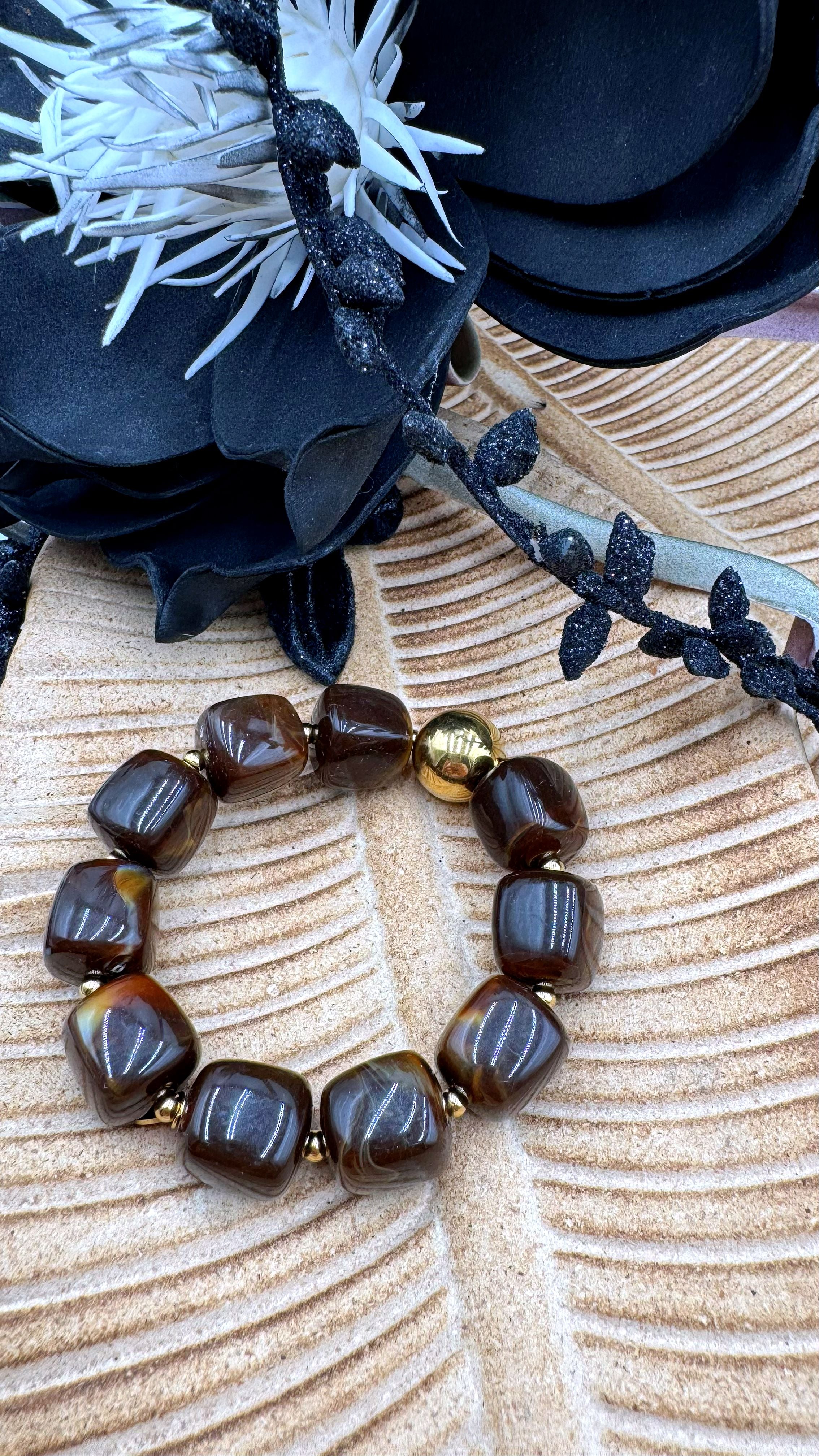 Armband Princess Geometry *Schoko*