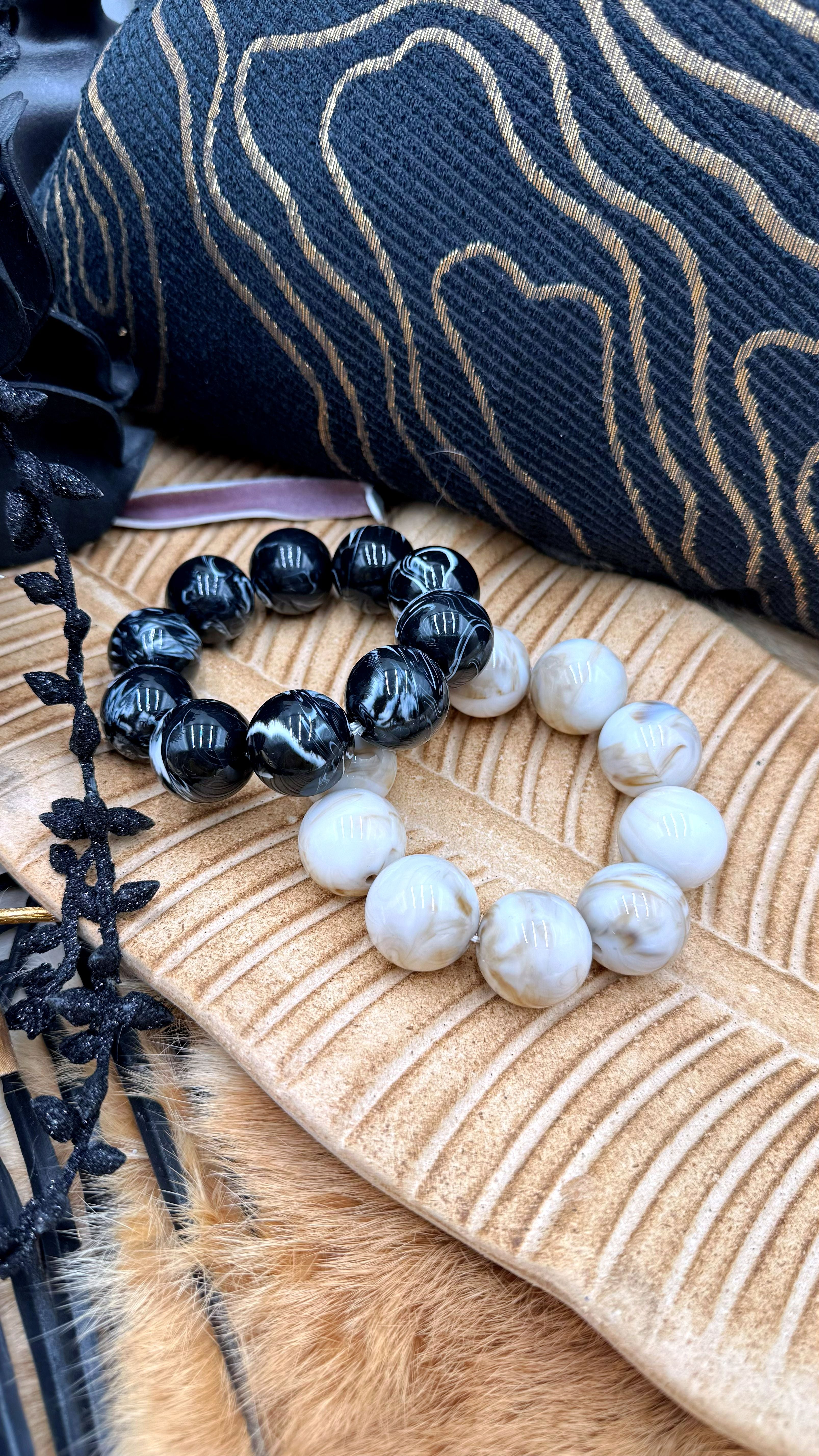 Perlenarmband Calm Energy *Beige*