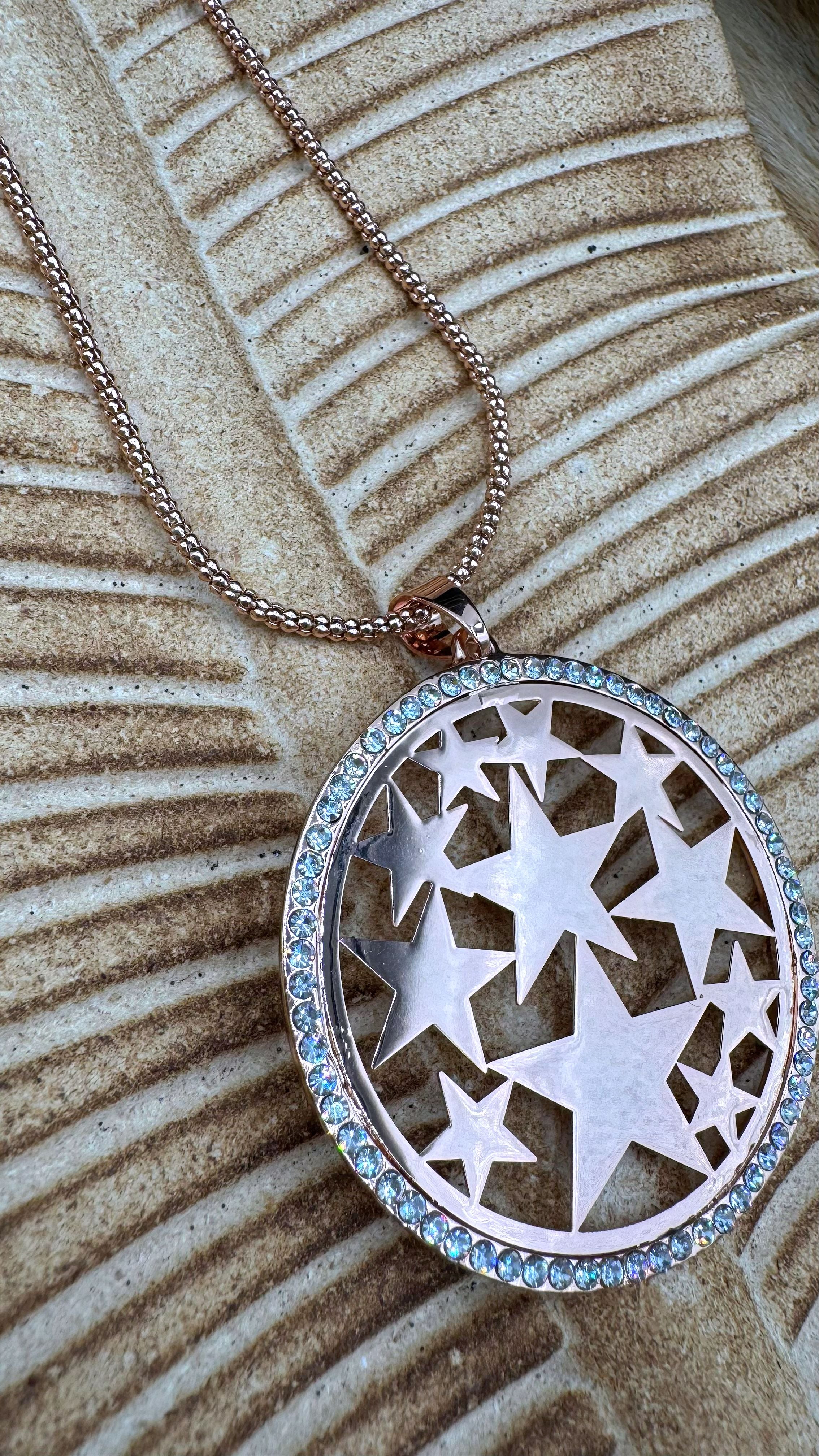 Lange Halskette Dream Constellation *Rosé*