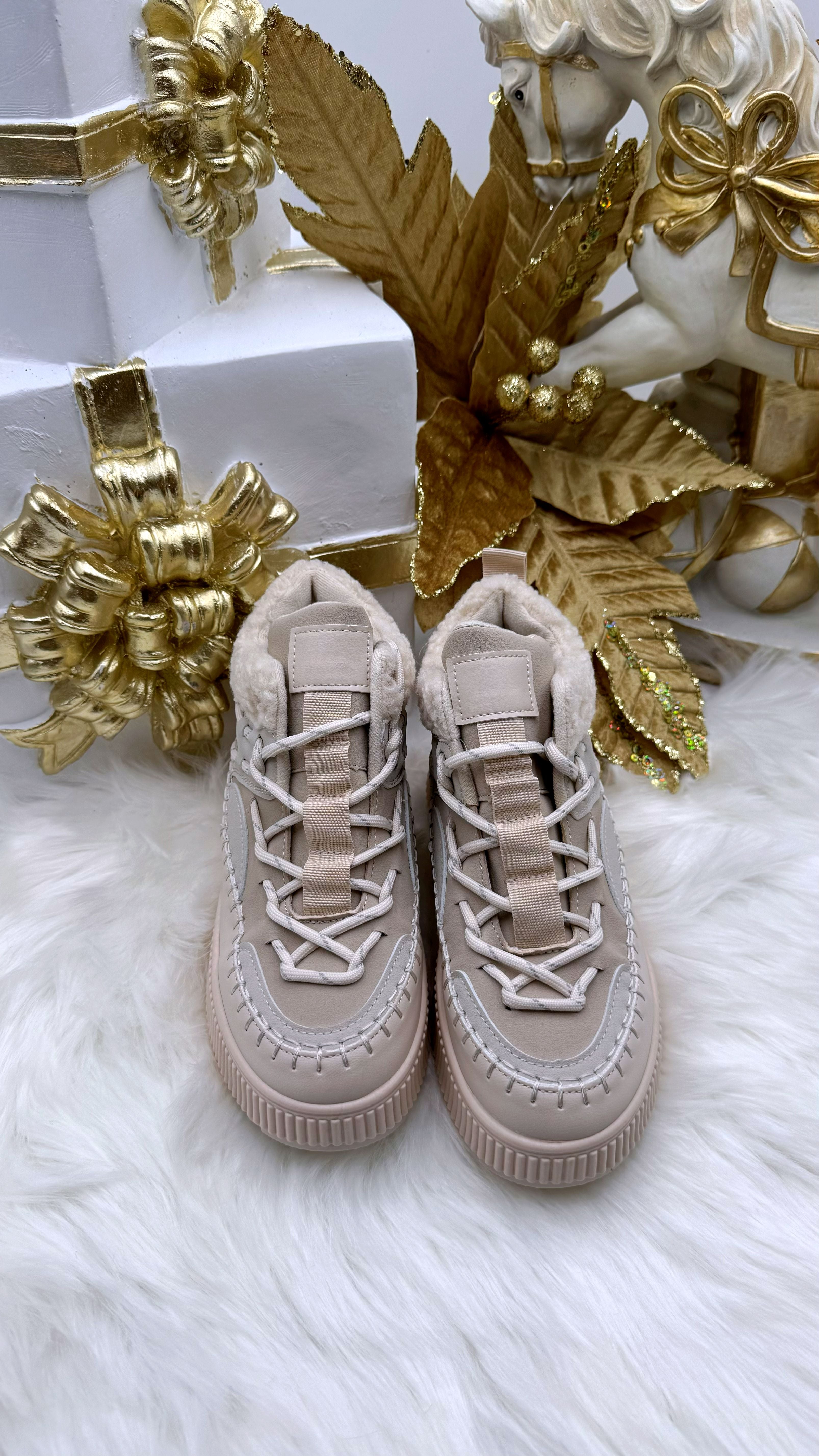 High-Sneaker Empty *Beige*