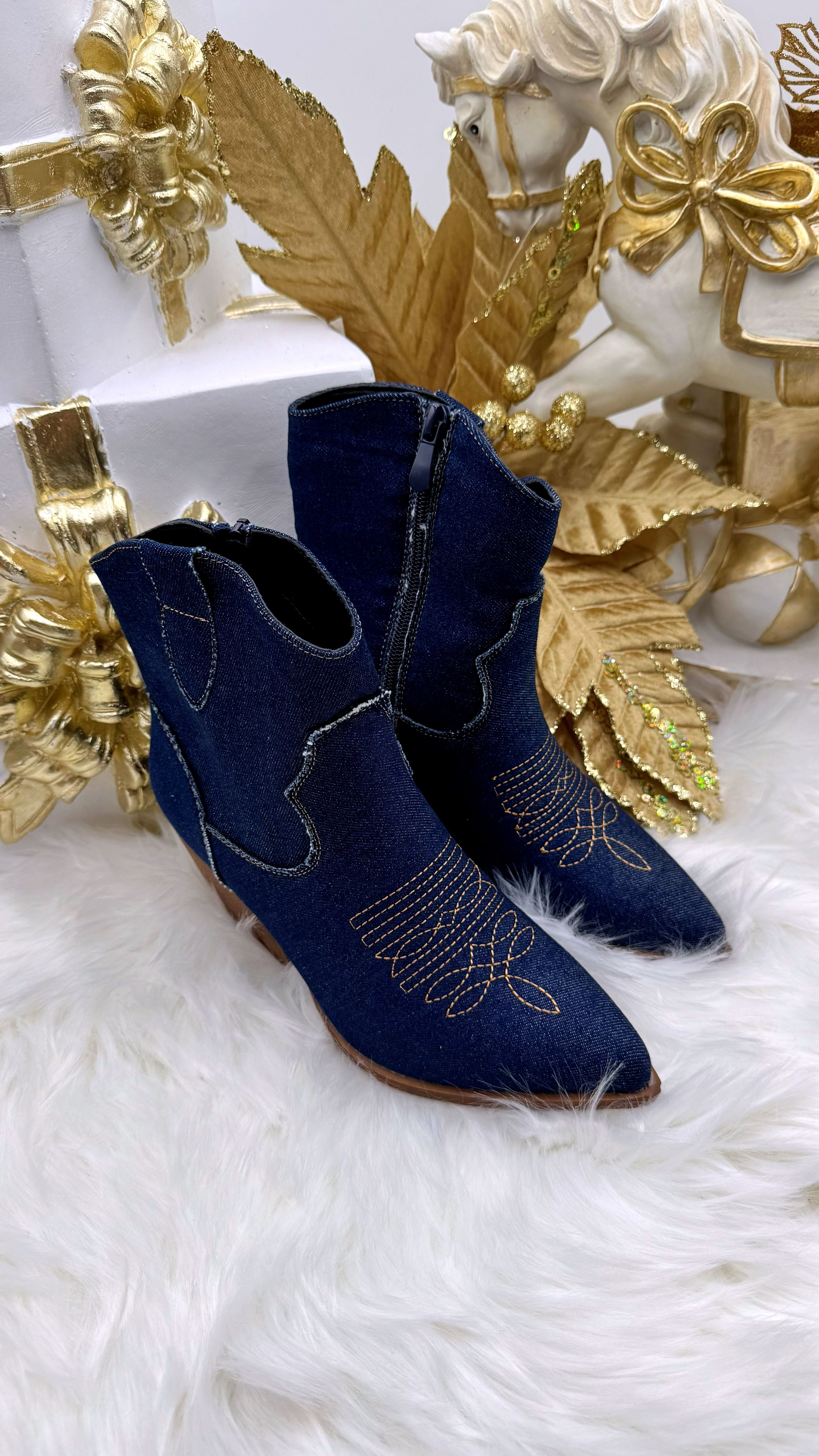 Stiefellette Denim Diva *Dunkelblau*