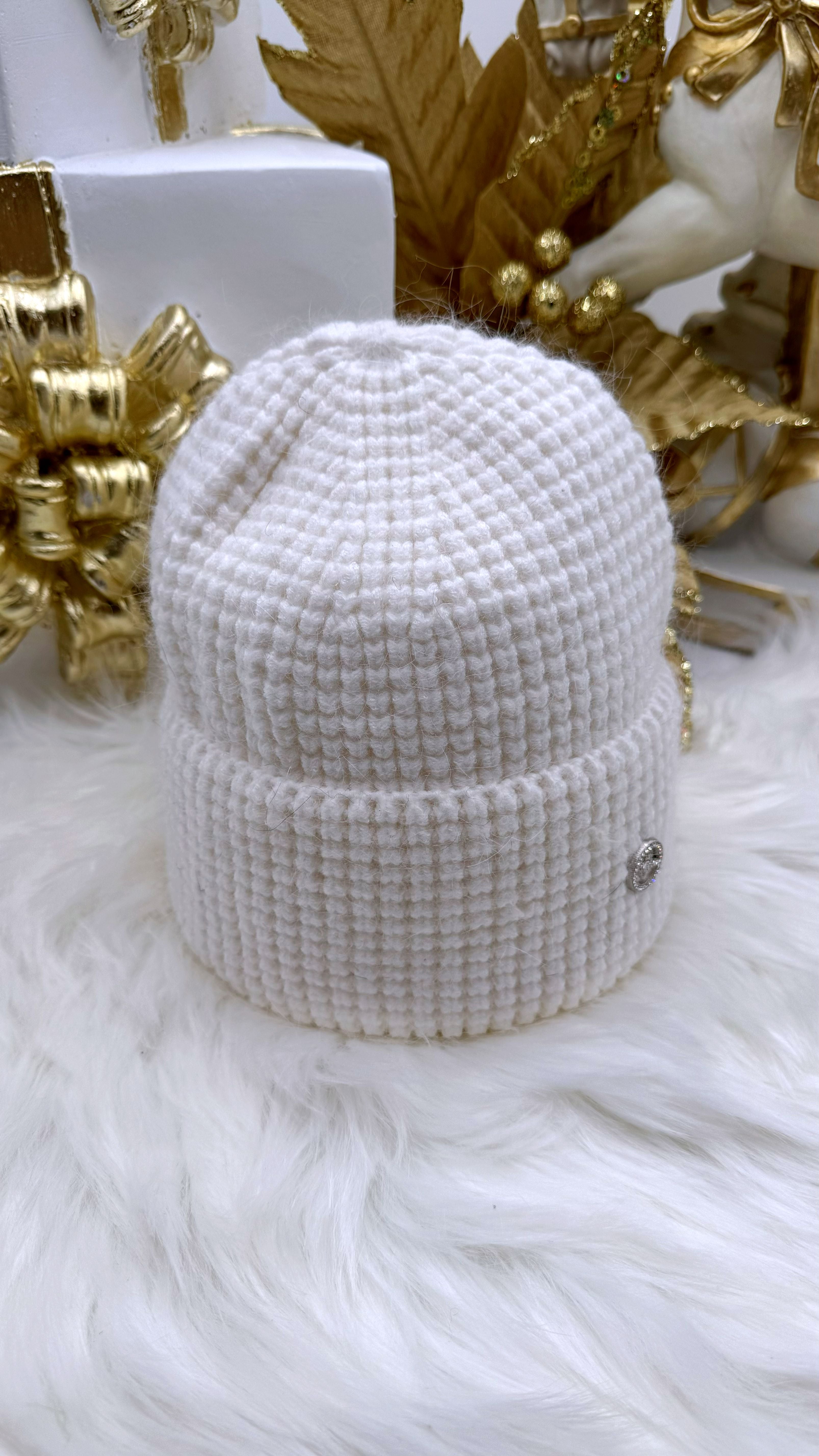 Mütze Winter Kiss *Weiß*