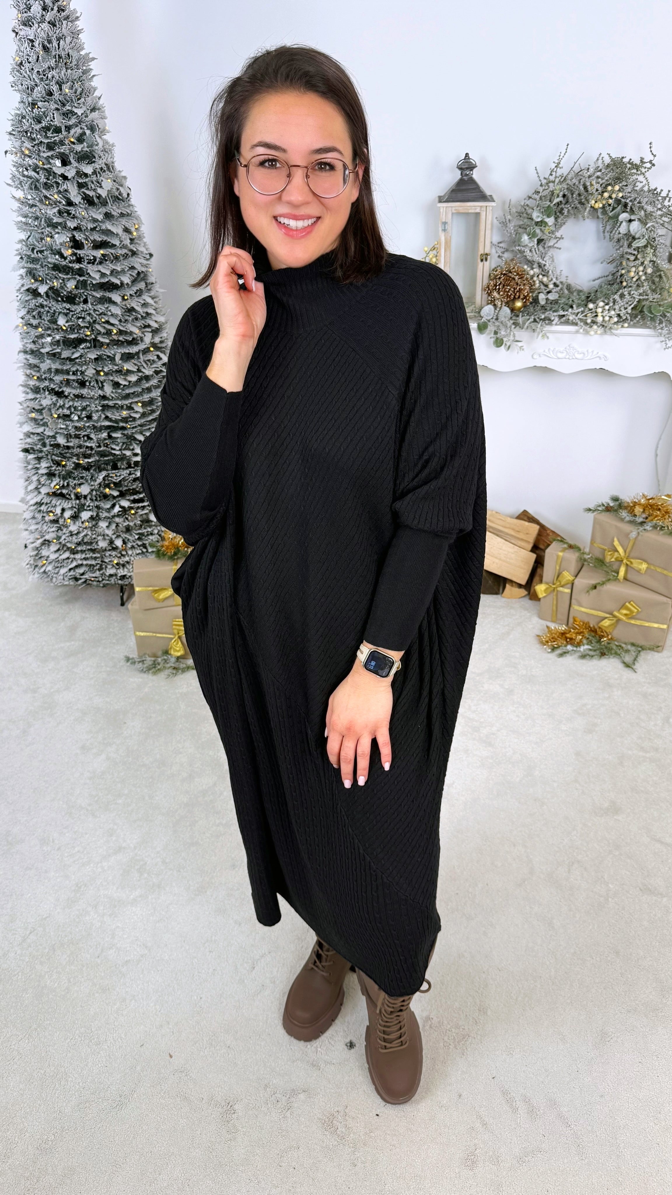 Strickkleid Sandora *Schwarz*