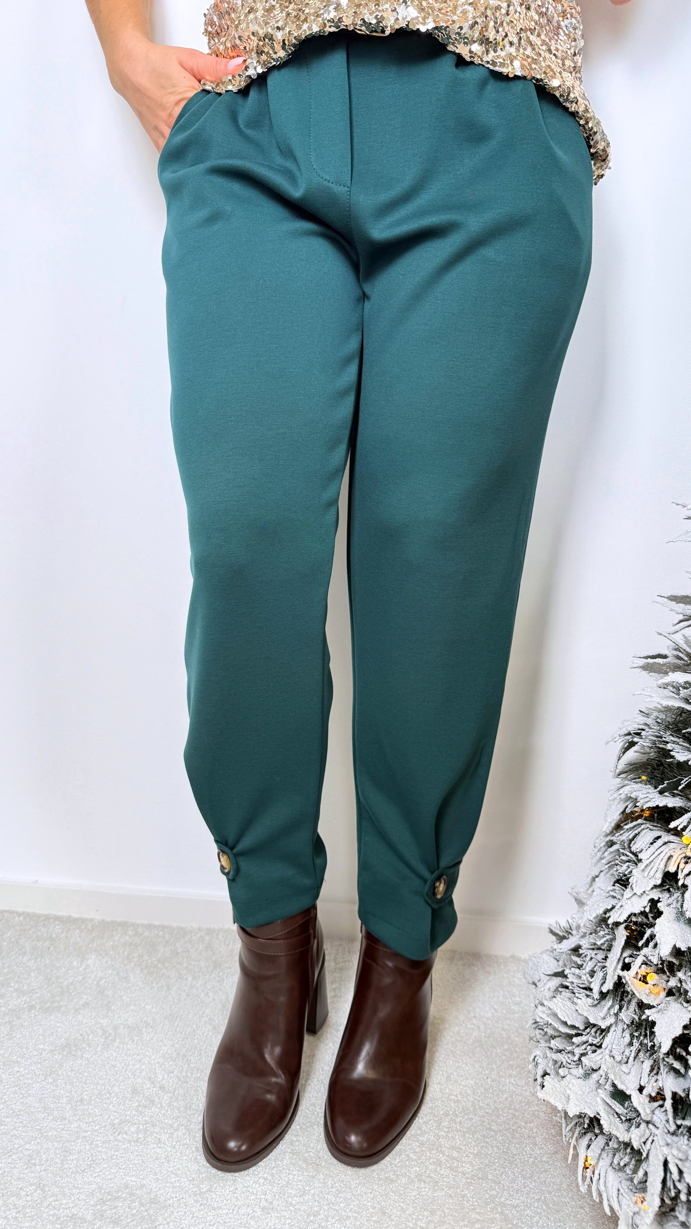 Hose Sorrento Silk *Petrol*