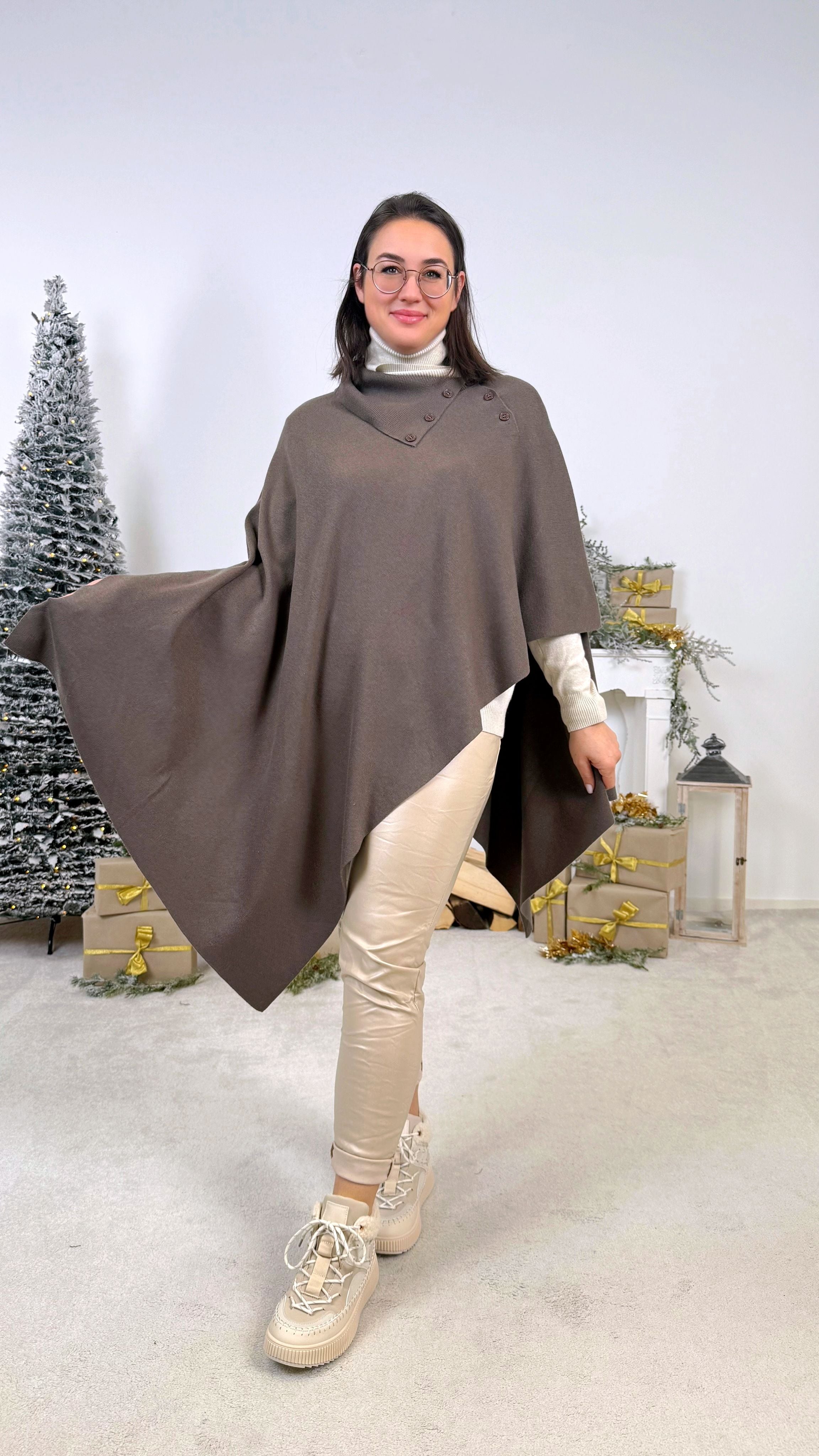 Poncho Aria *Taupe*