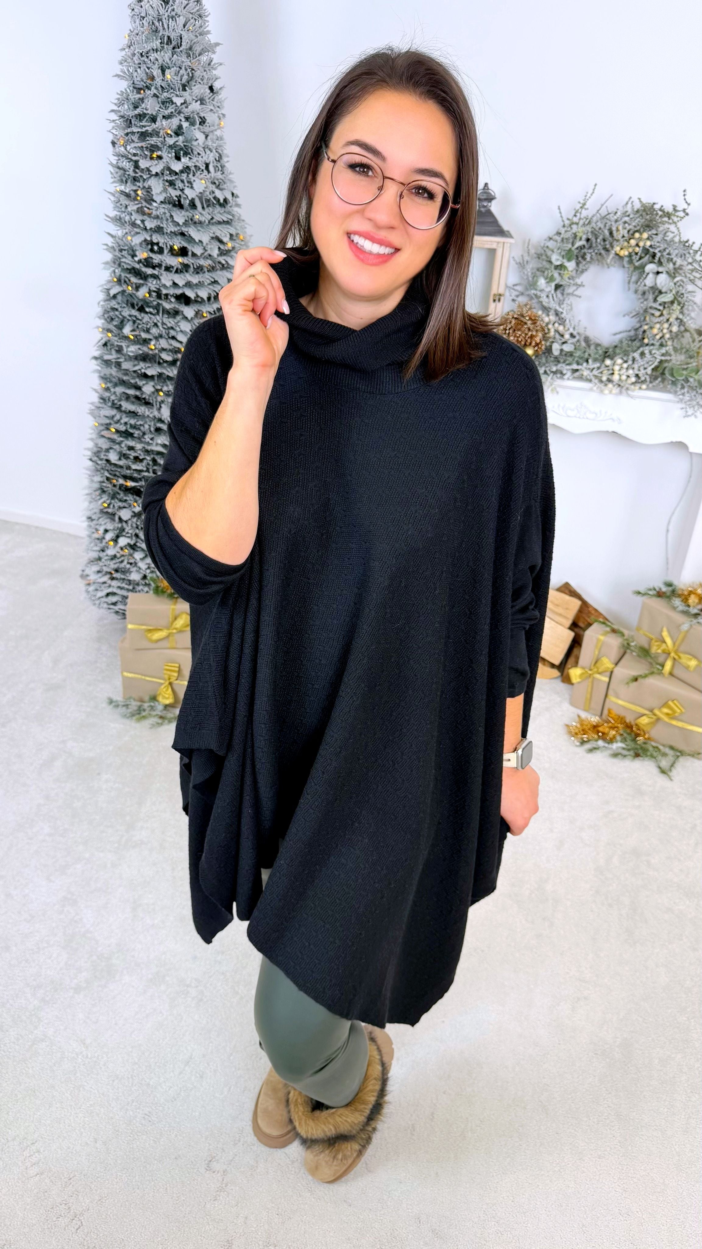 Rollkragenpullover Calysta *Schwarz*