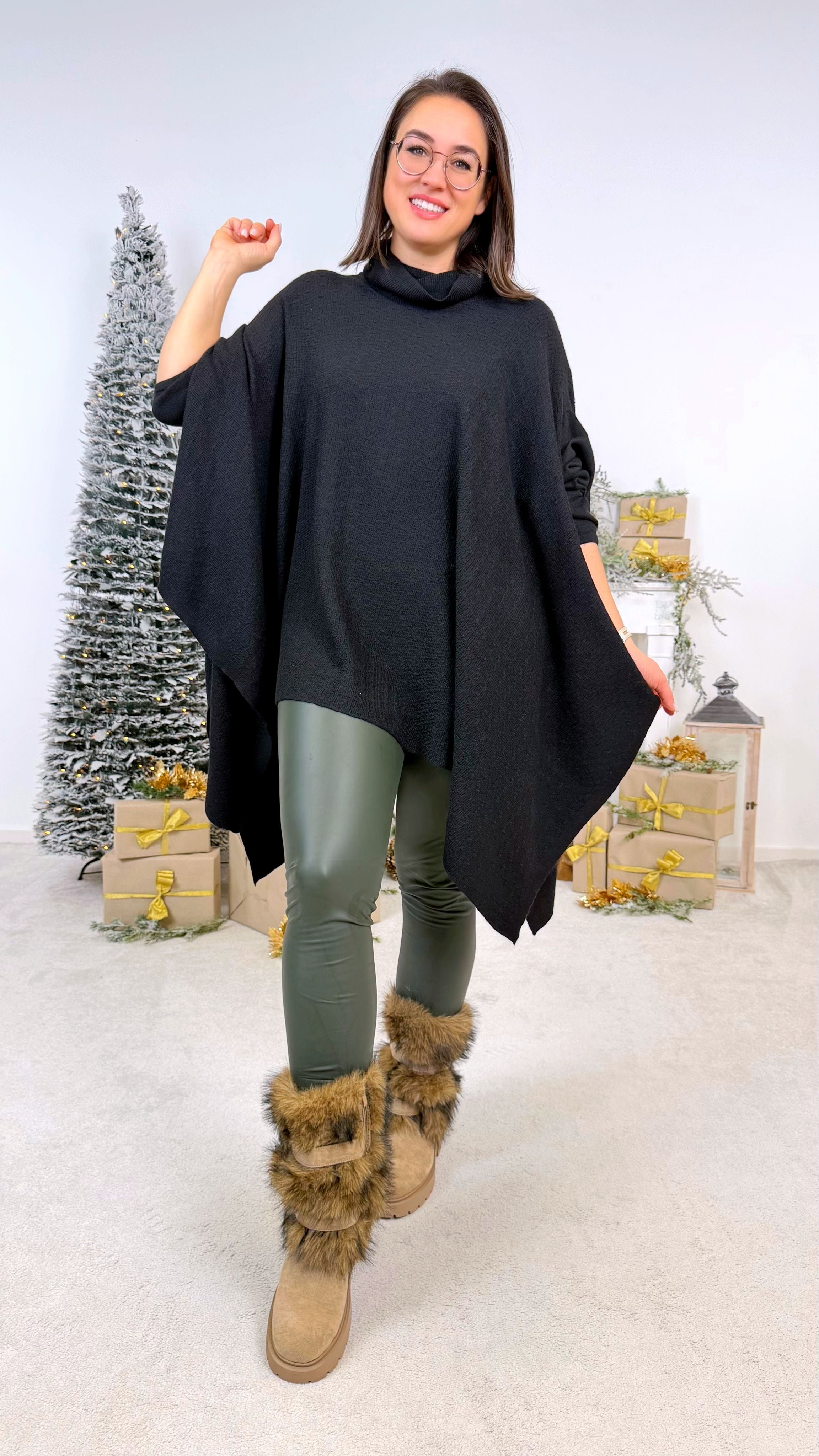 Rollkragenpullover Calysta *Schwarz*