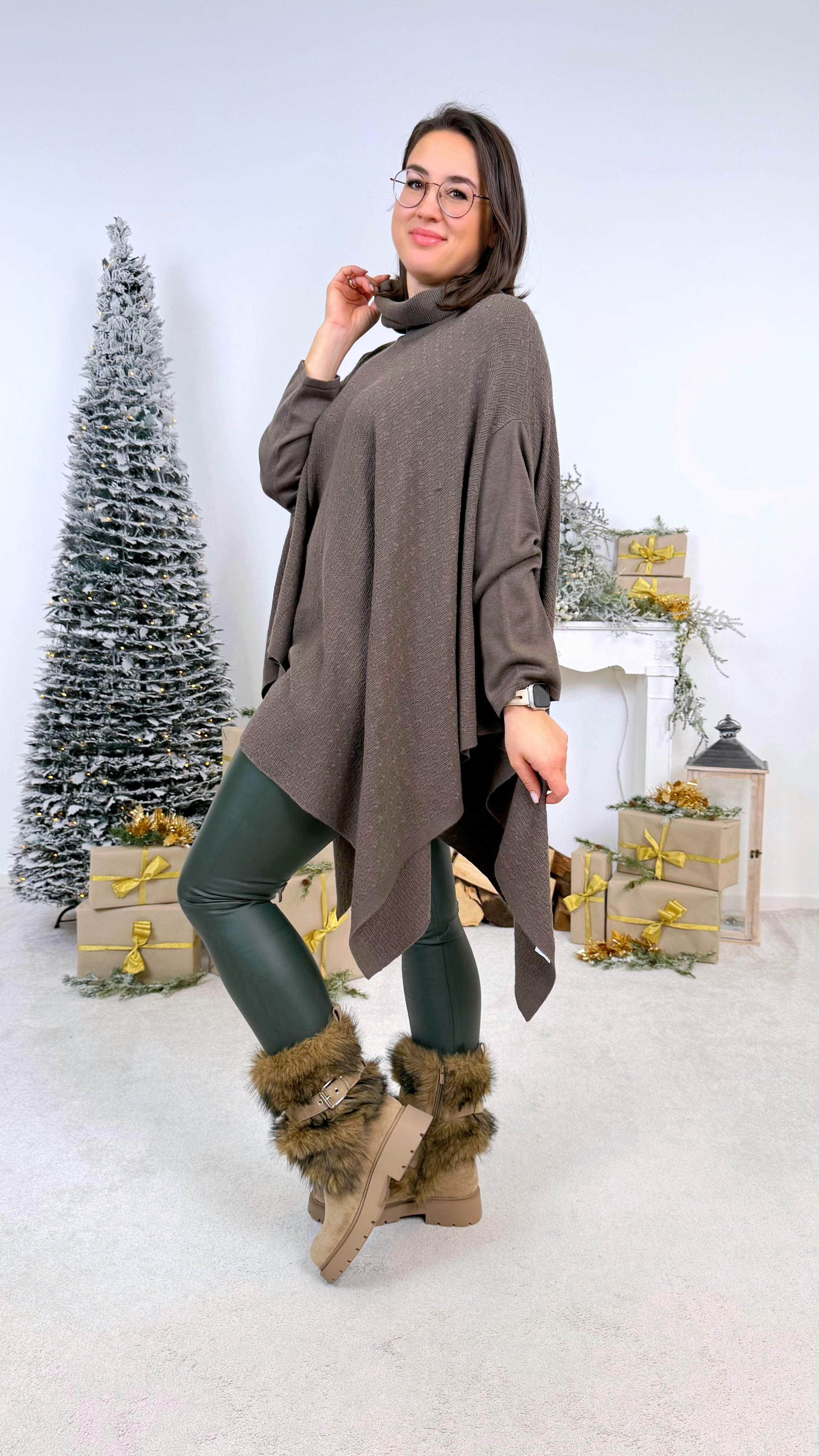 Rollkragenpullover Calysta *Cappuccino*