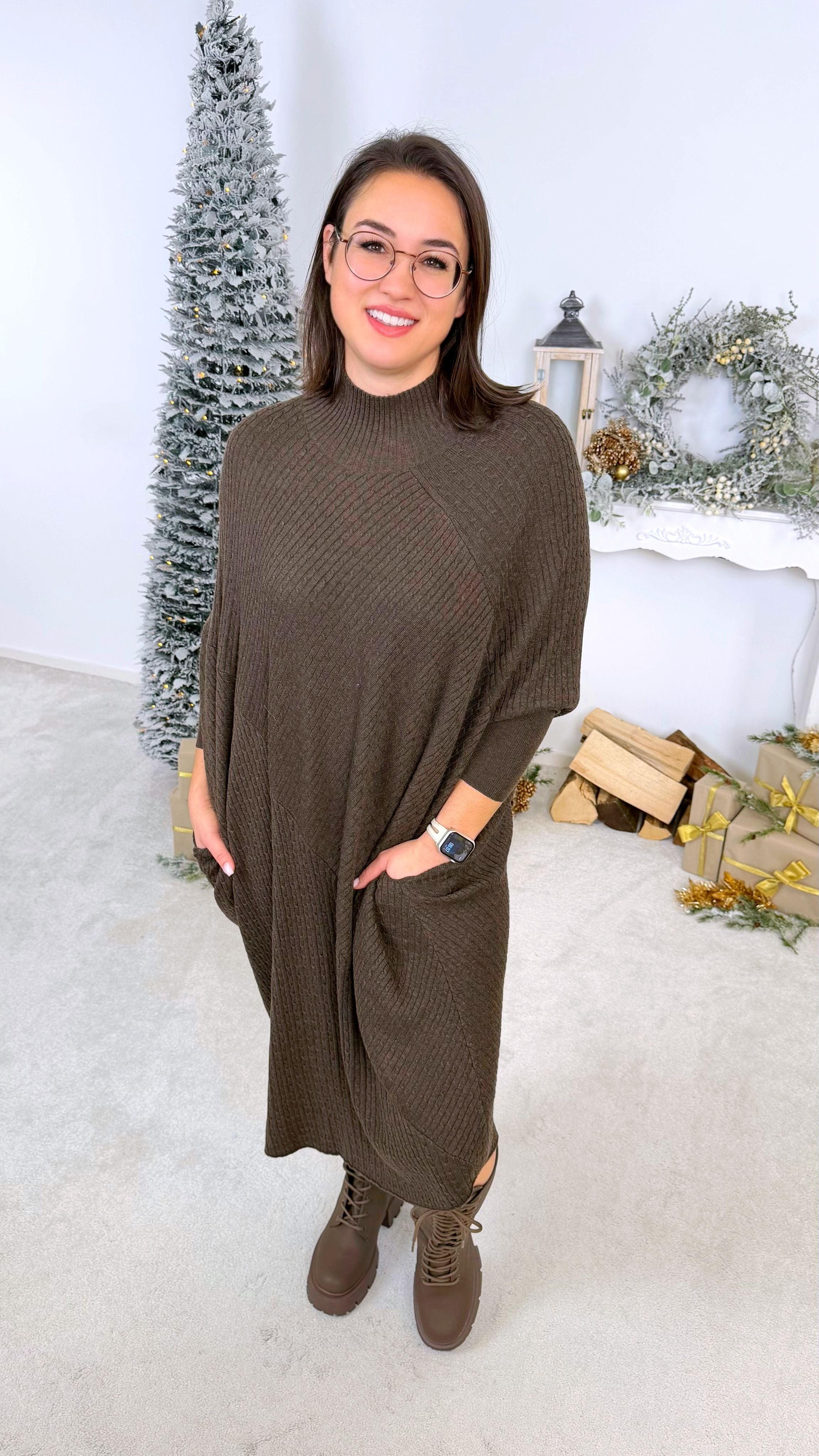 Strickkleid Sandora *Schoko*