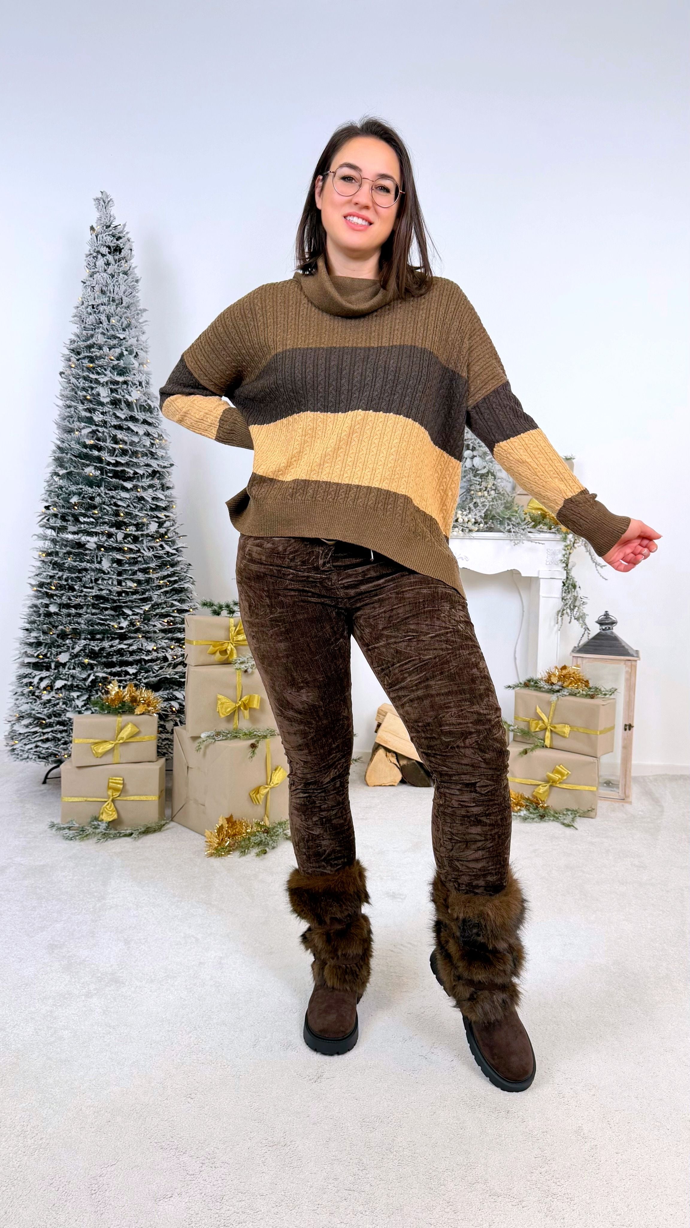 Strickpullover Hazel Harmony *Camel*