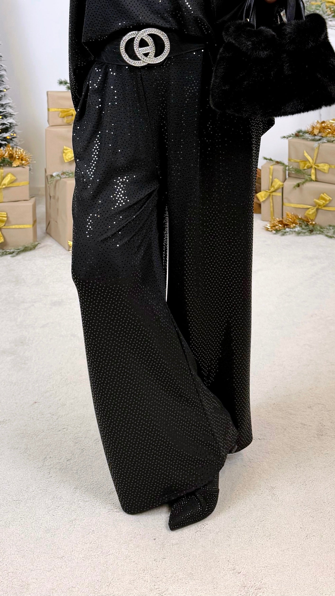 Hose Sequin Flow *Schwarz*