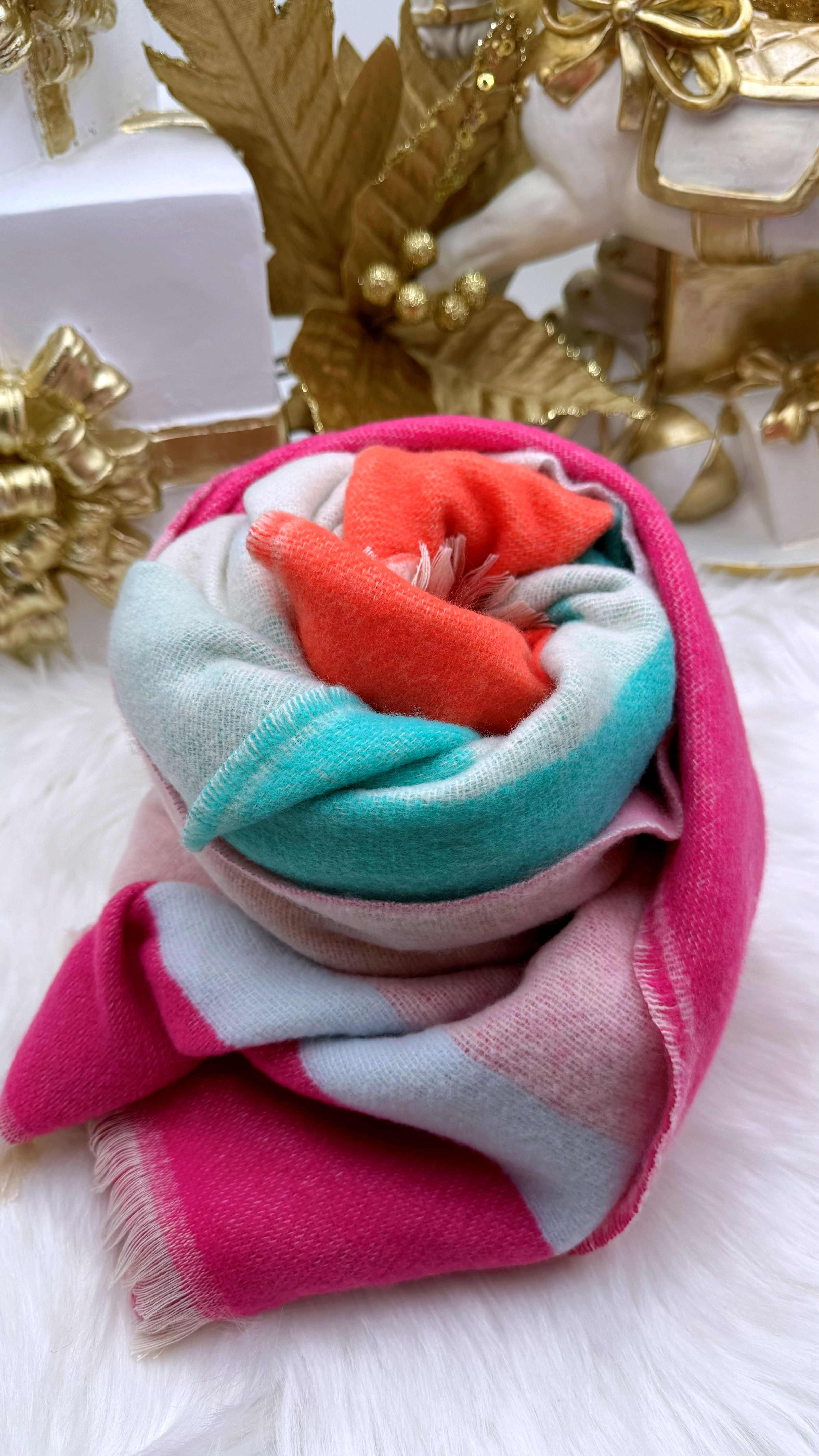 Schal Colorful Life *Pink/Orange*