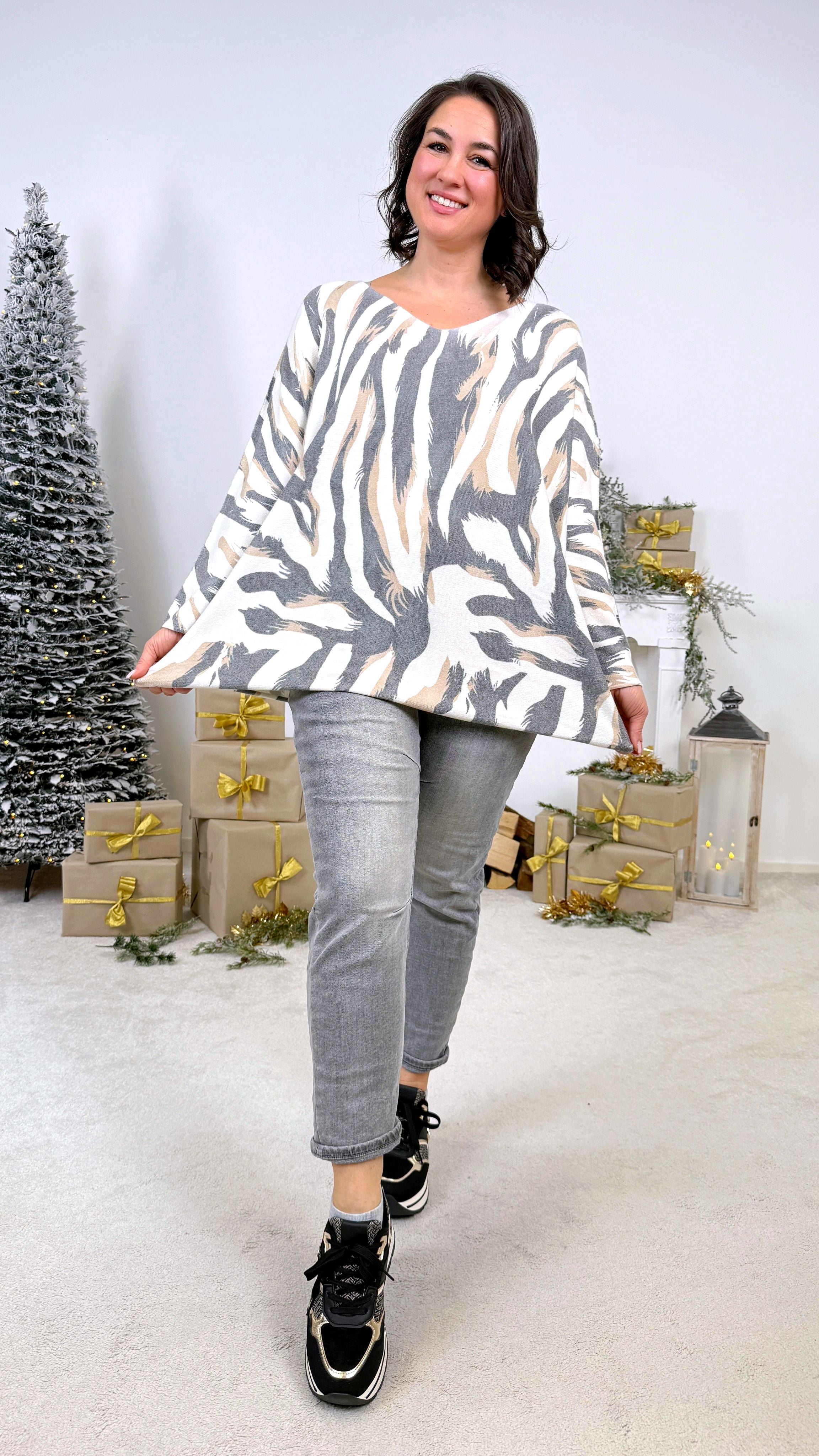 Pullover Lines of Nature *Grau*