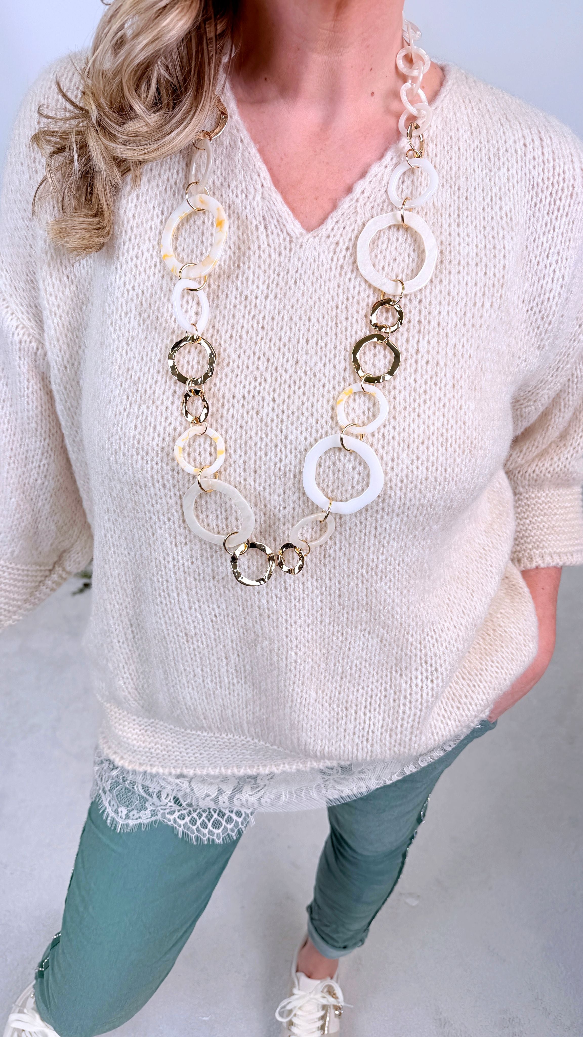 Strickpullover Romantic Lace (8 Farben)