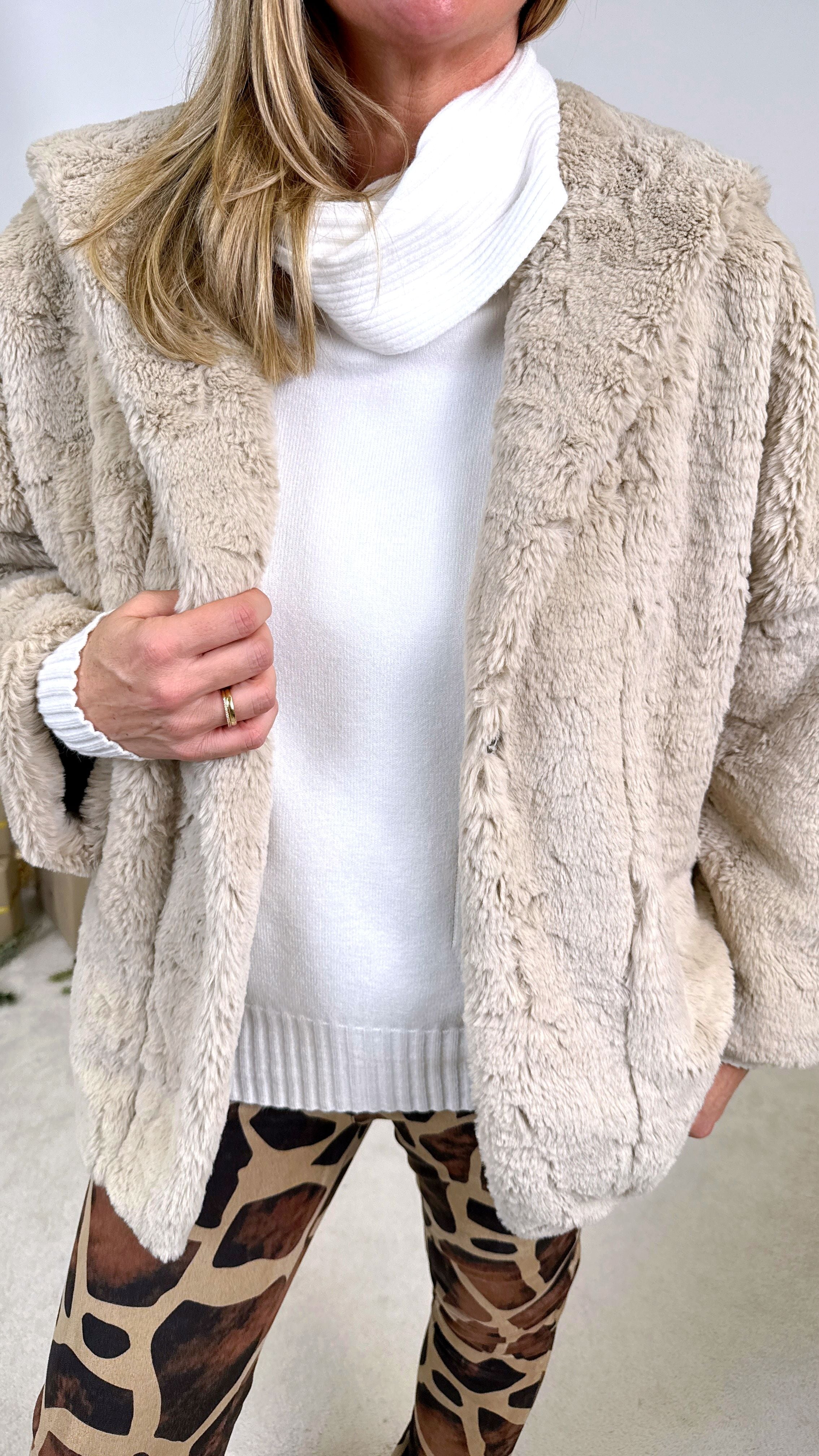 Jacke Fluff Factor *Beige*