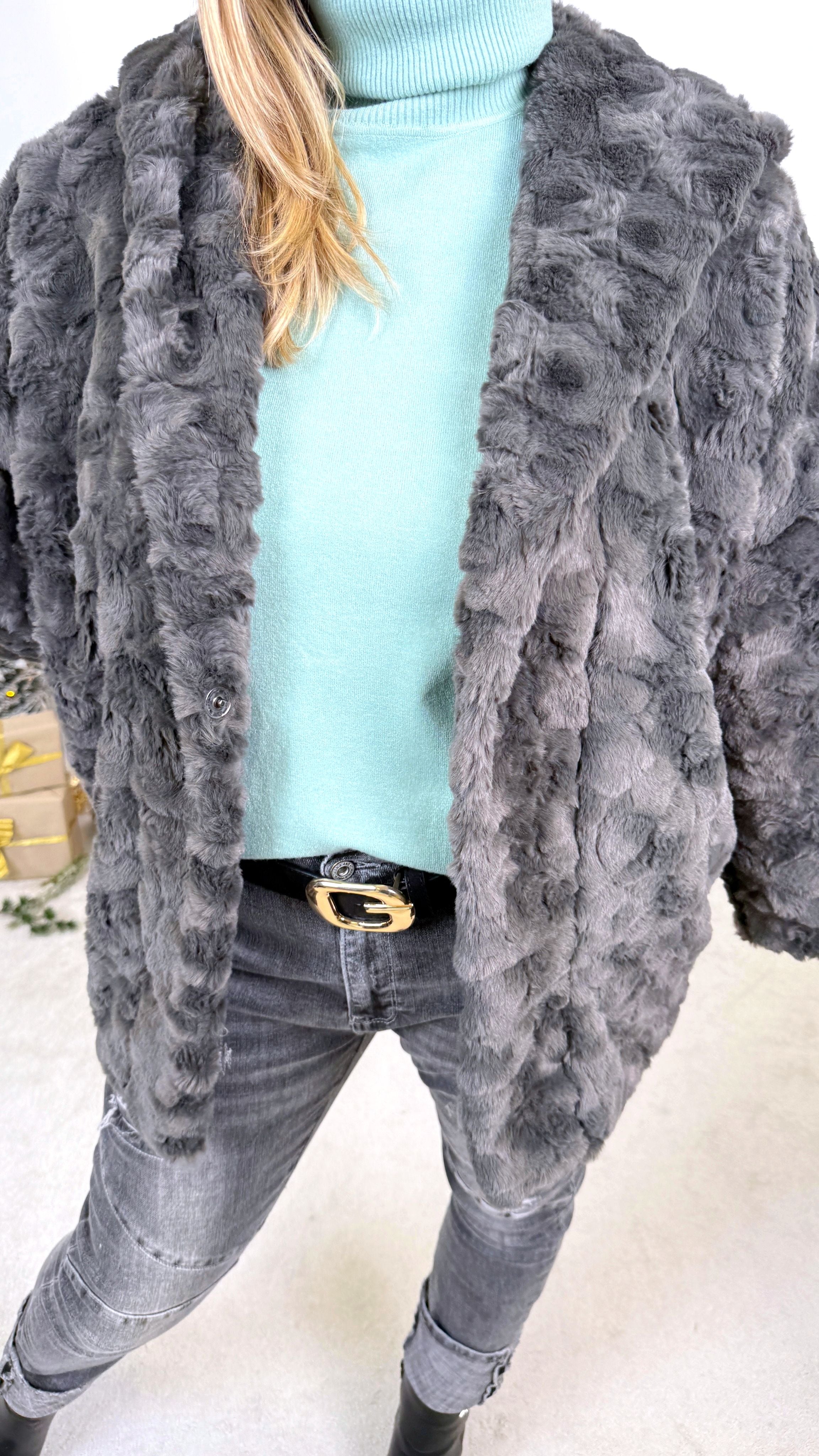 Jacke Fluff Factor *Grau*