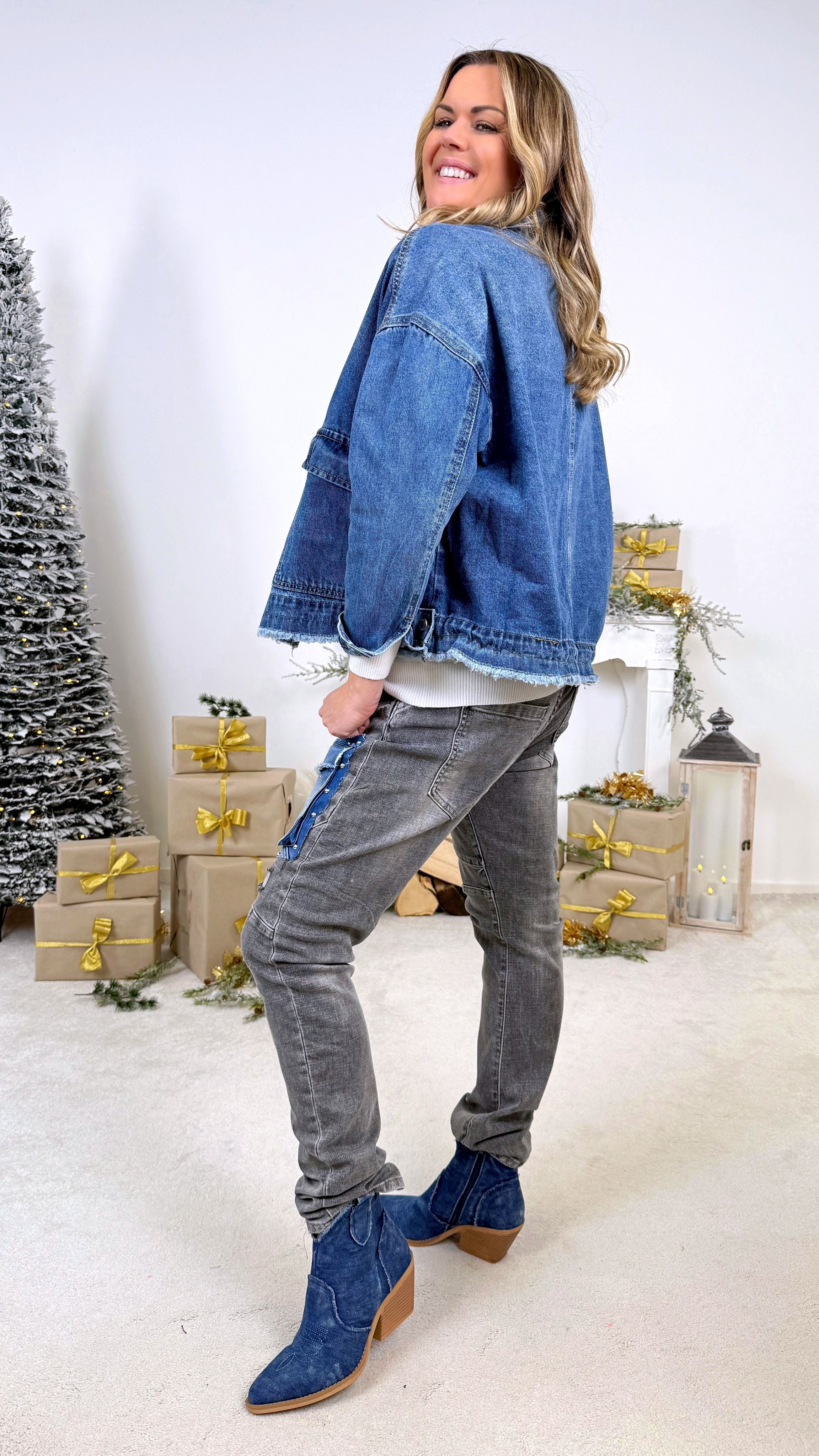 Jeansjacke Energy Cut