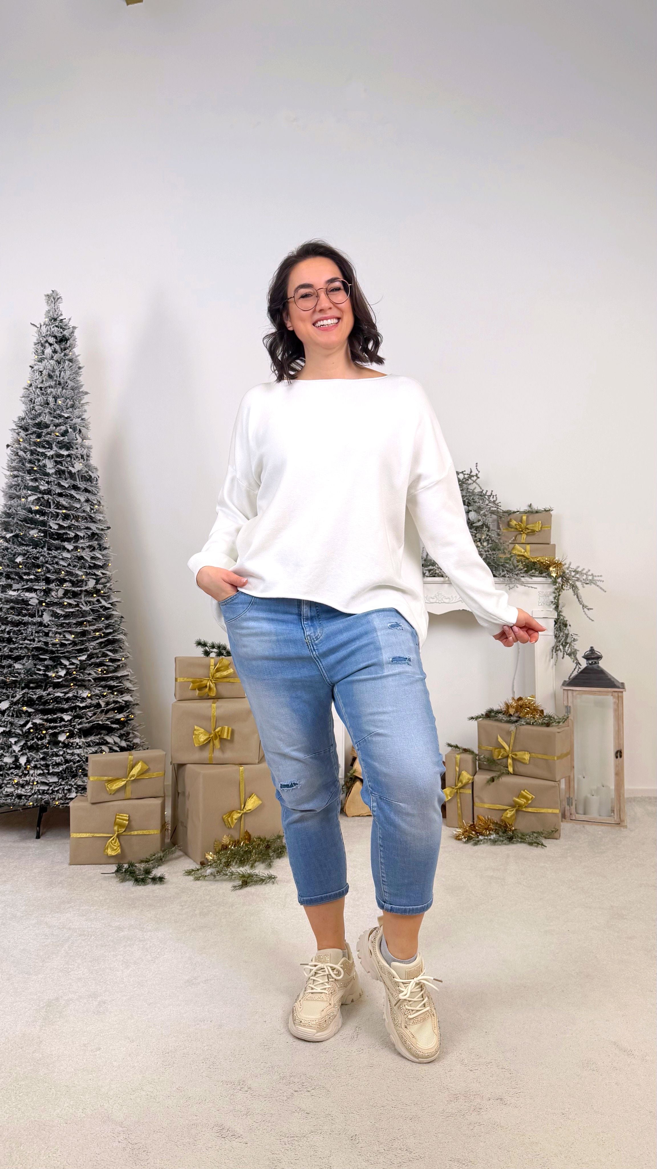 Pullover Bright Spirit *Weiß* KS-9635