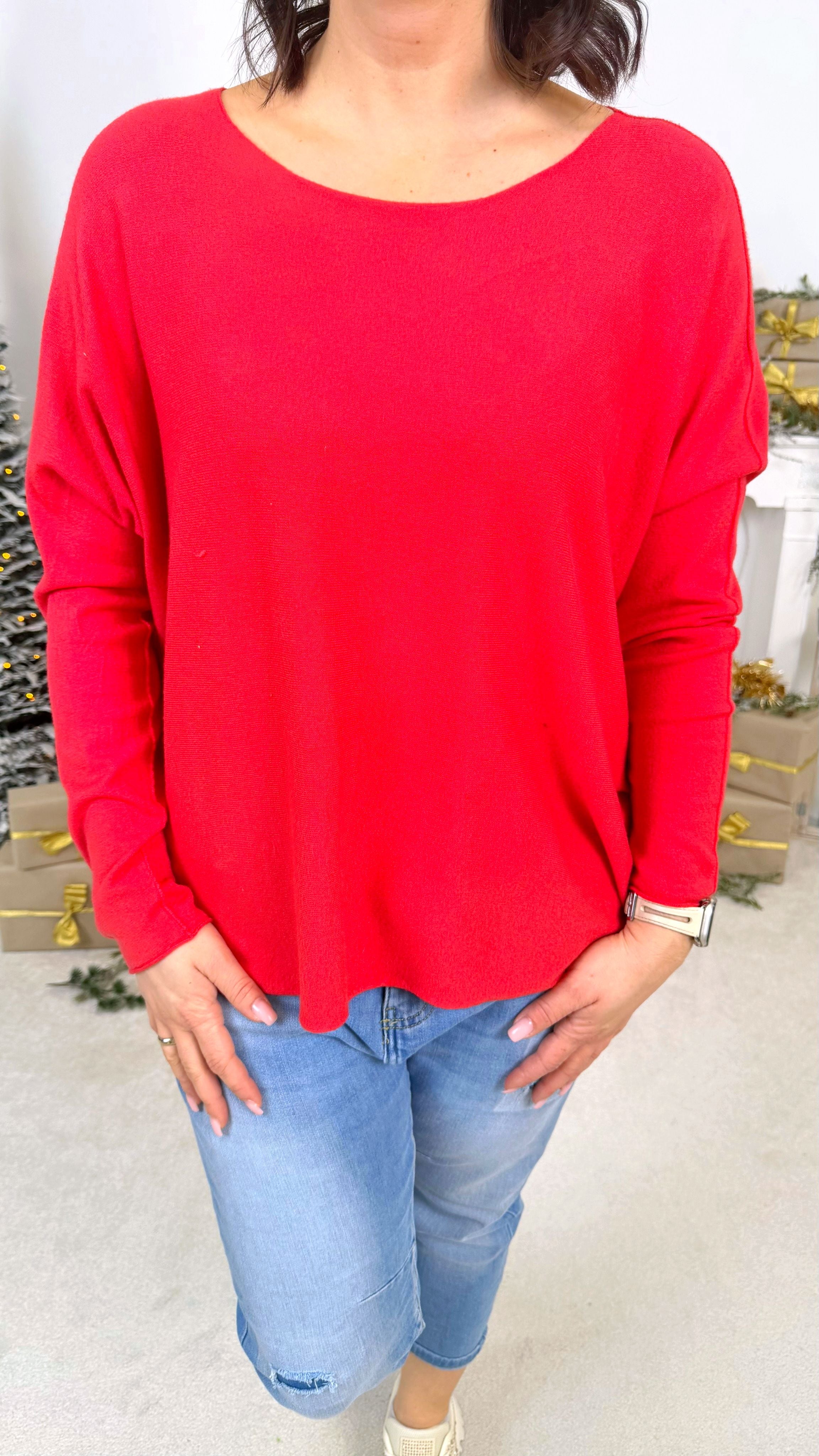 Pullover Timeless Knit *Rot*