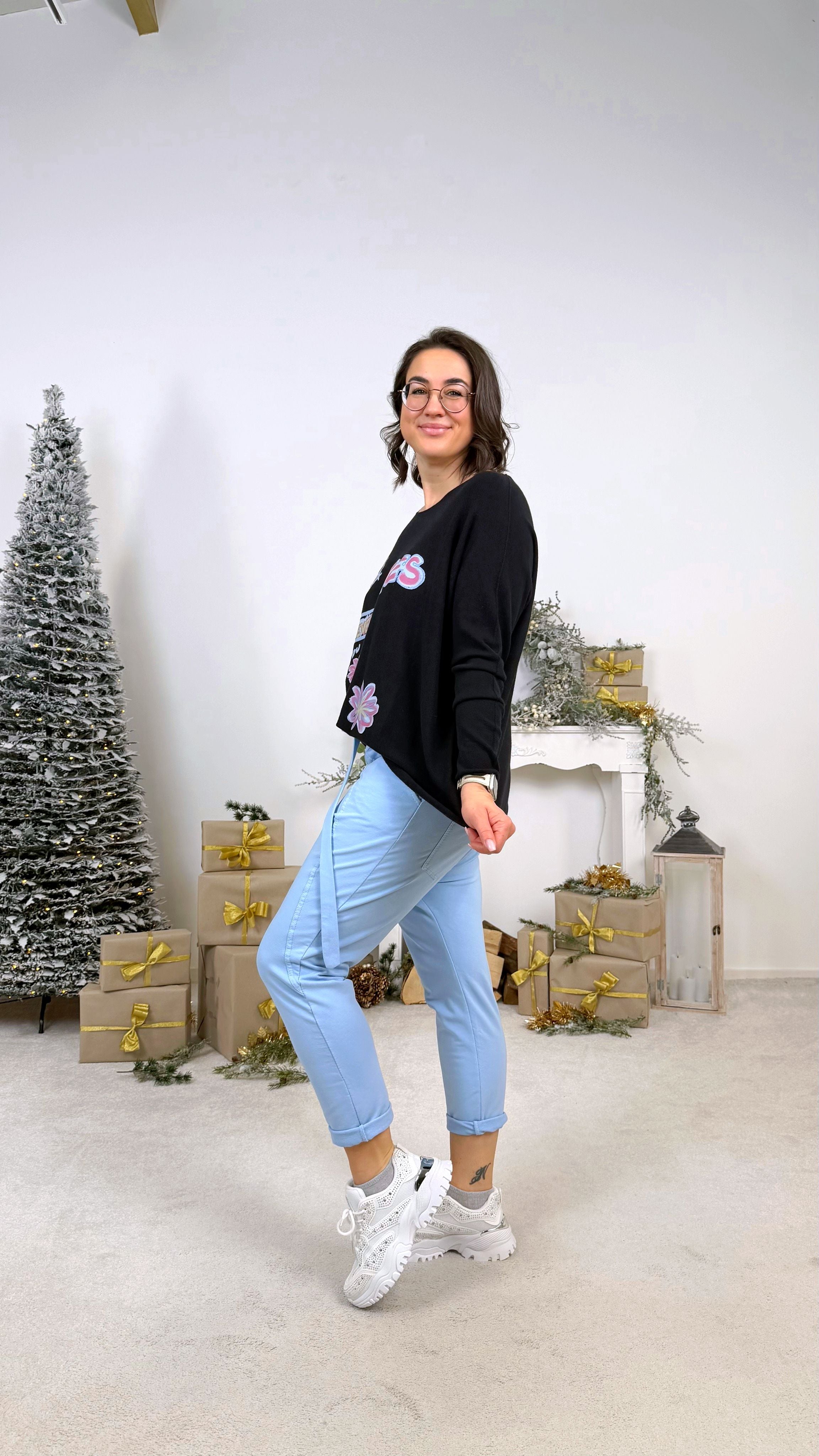 Pullover Comic Mood *Schwarz*