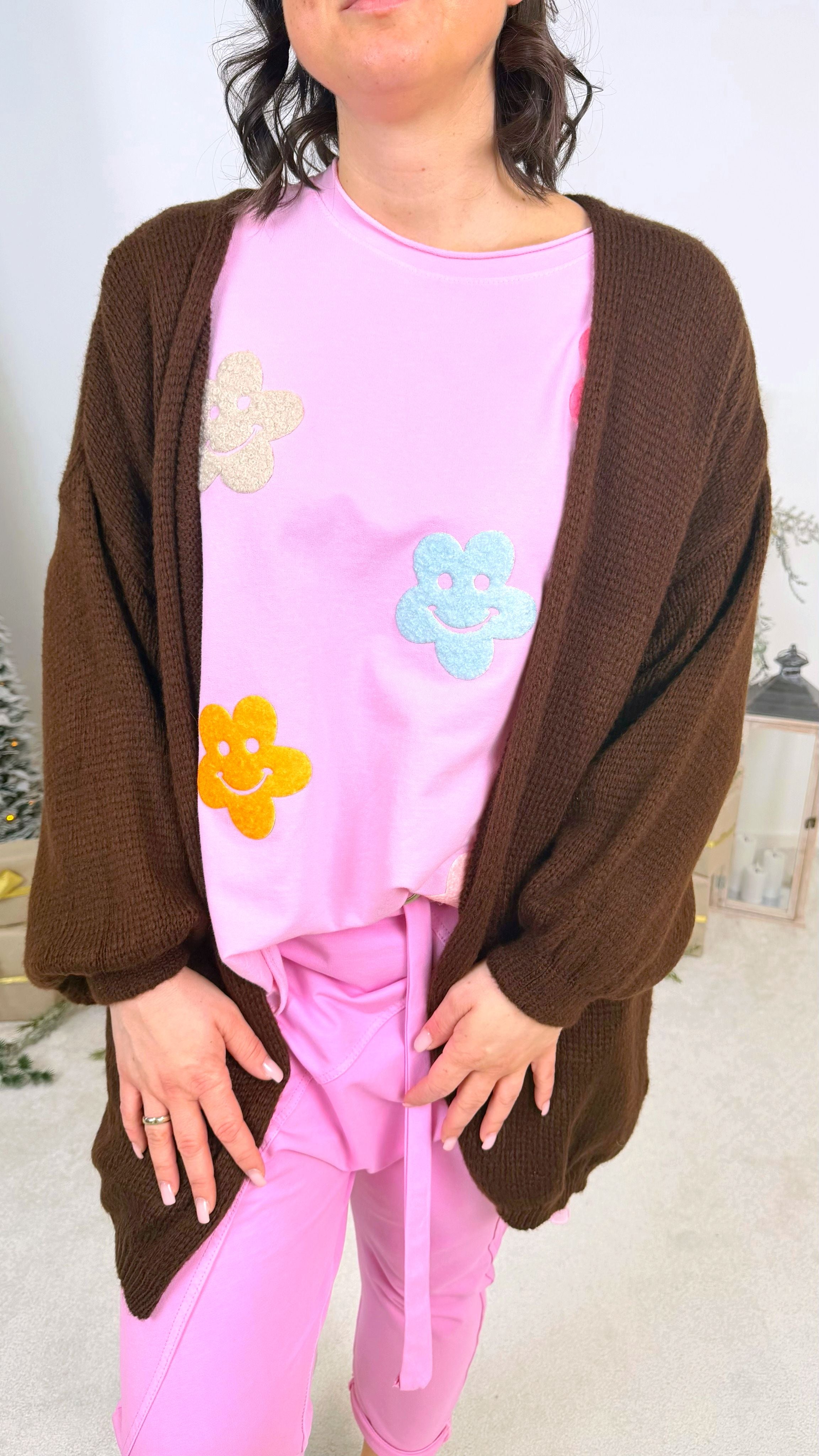 Strickjacke Gentle Touch *Schoko*