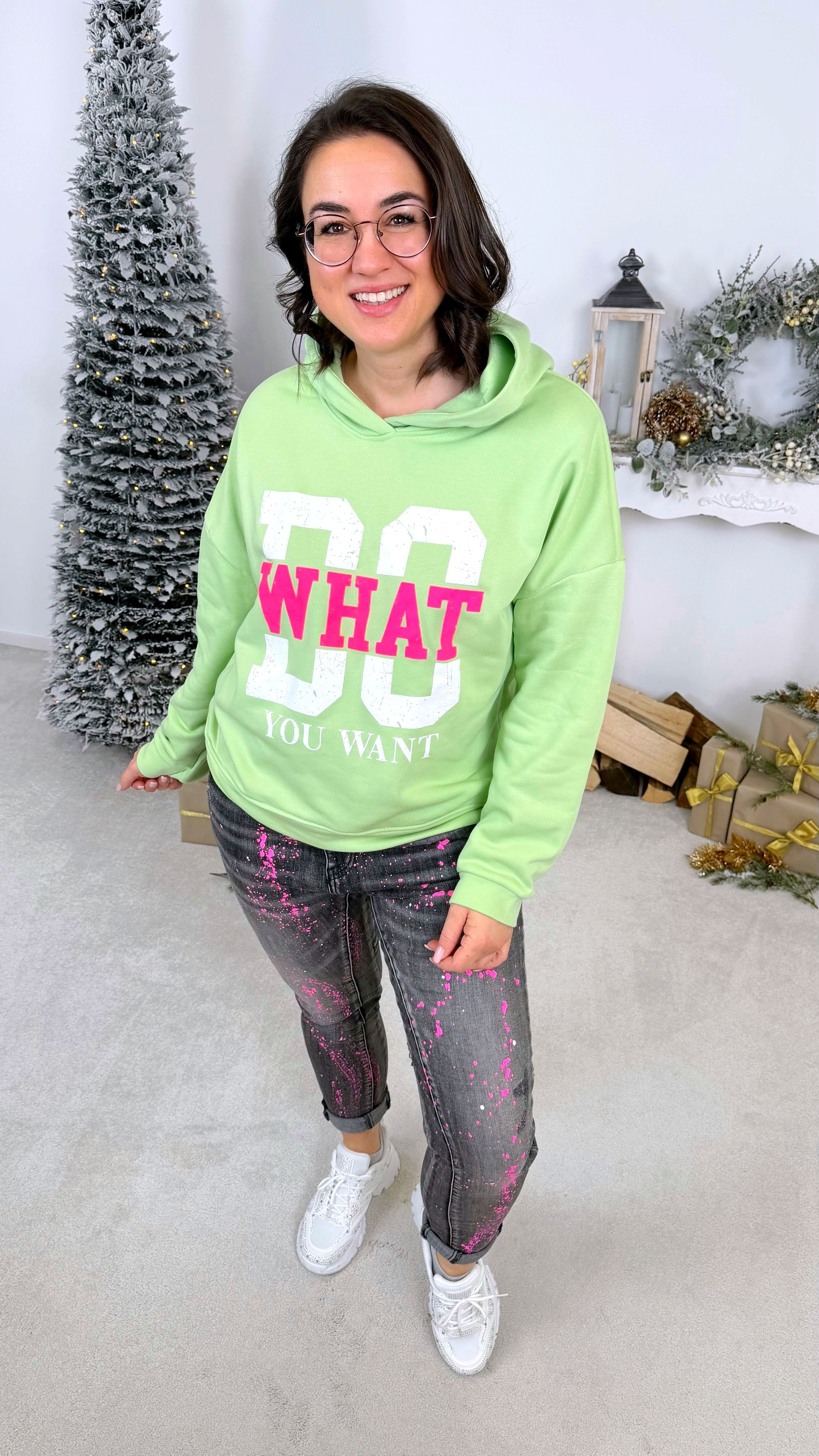 Hoodie Do What Your Want *Mint*