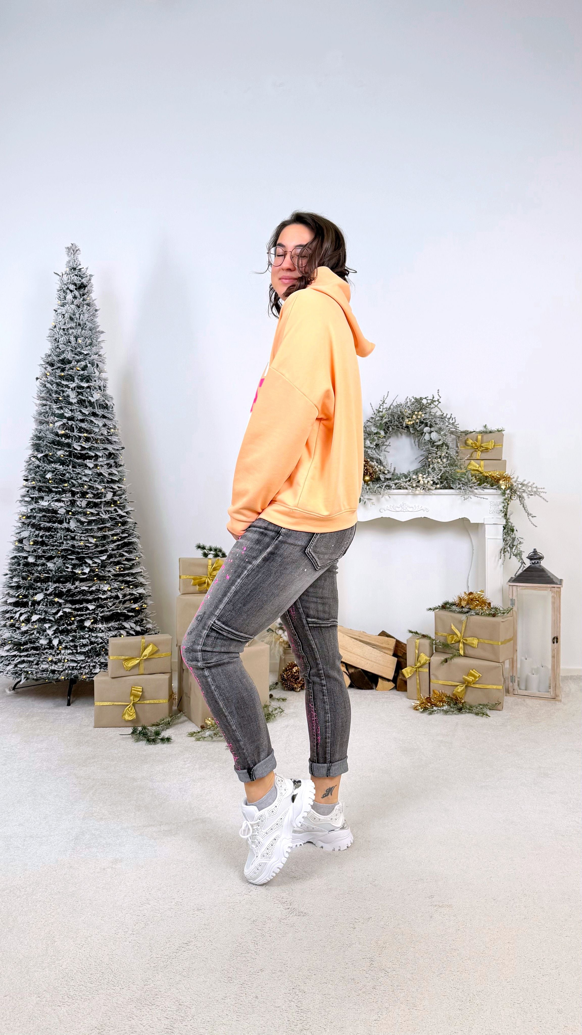 Hoodie Do What Your Want *Apricot*