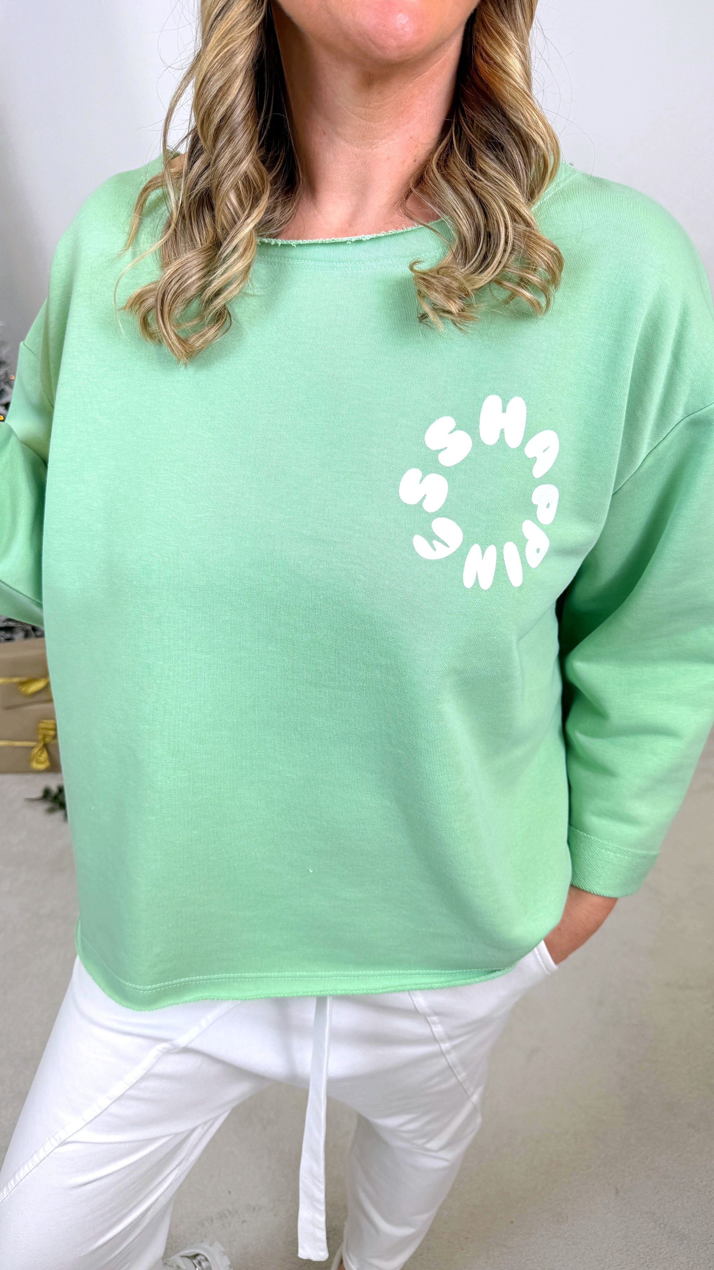 Pullover Happiness Circle *Mint*