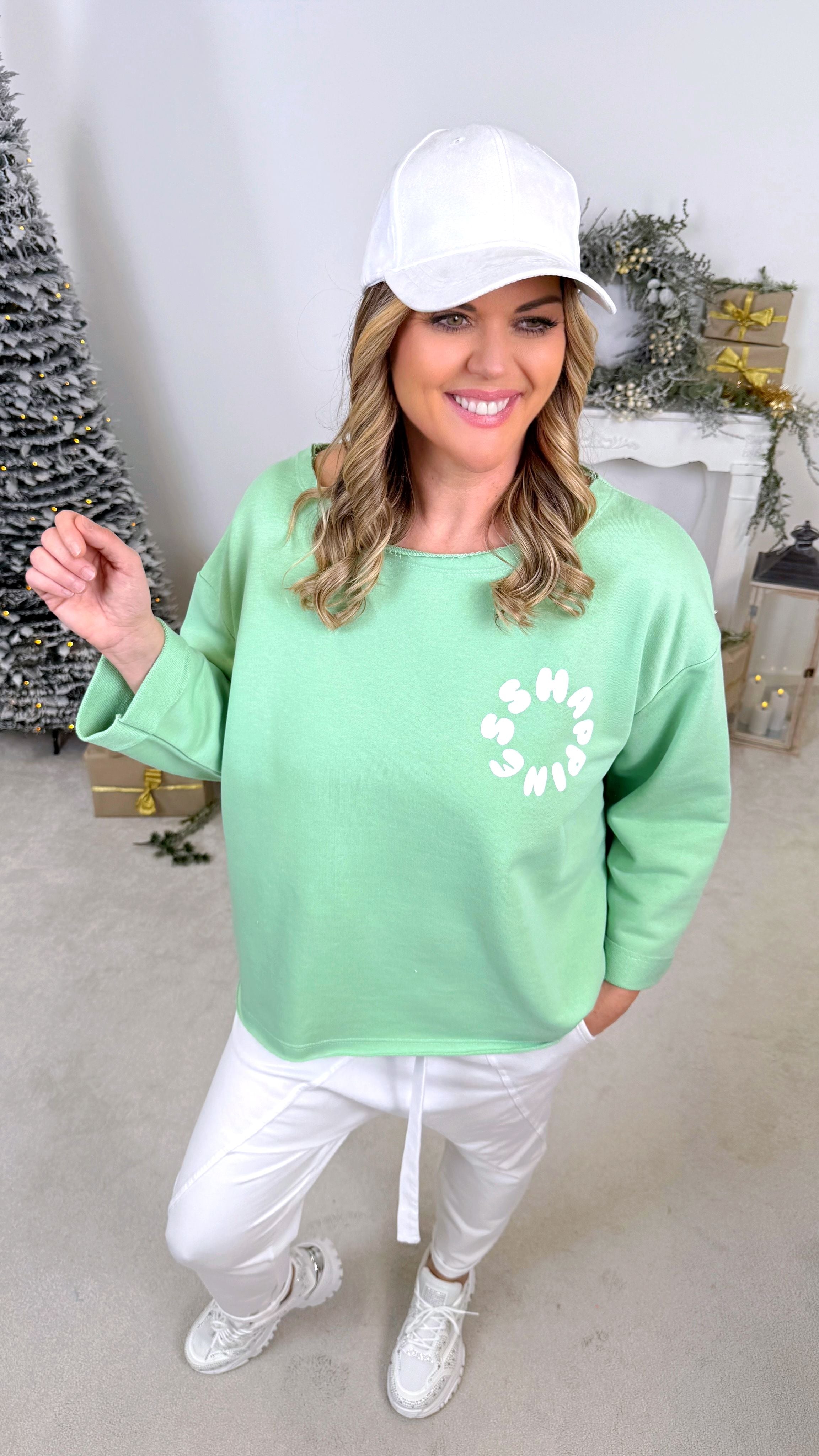 Pullover Happiness Circle *Mint*