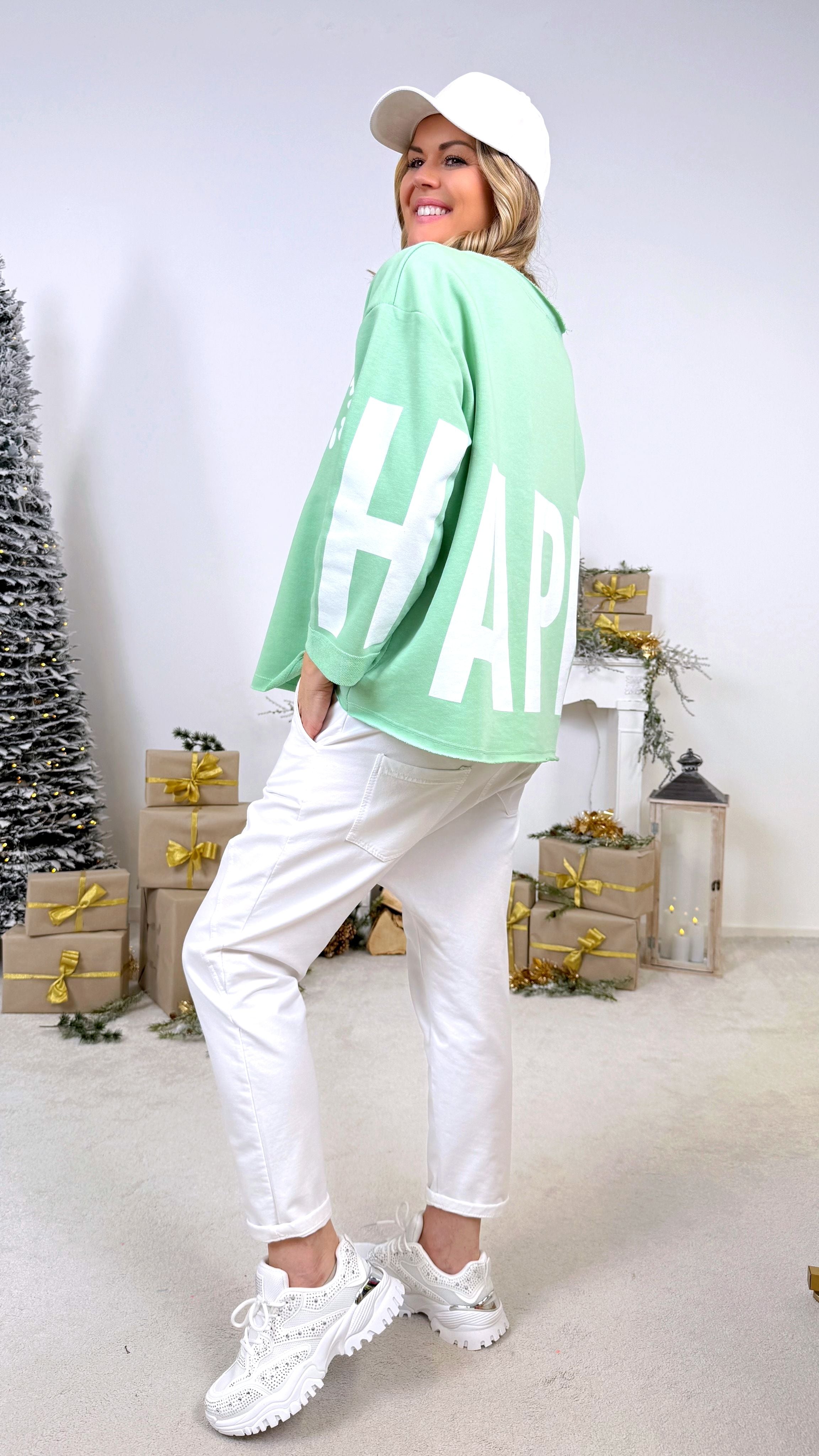 Pullover Happiness Circle *Mint*