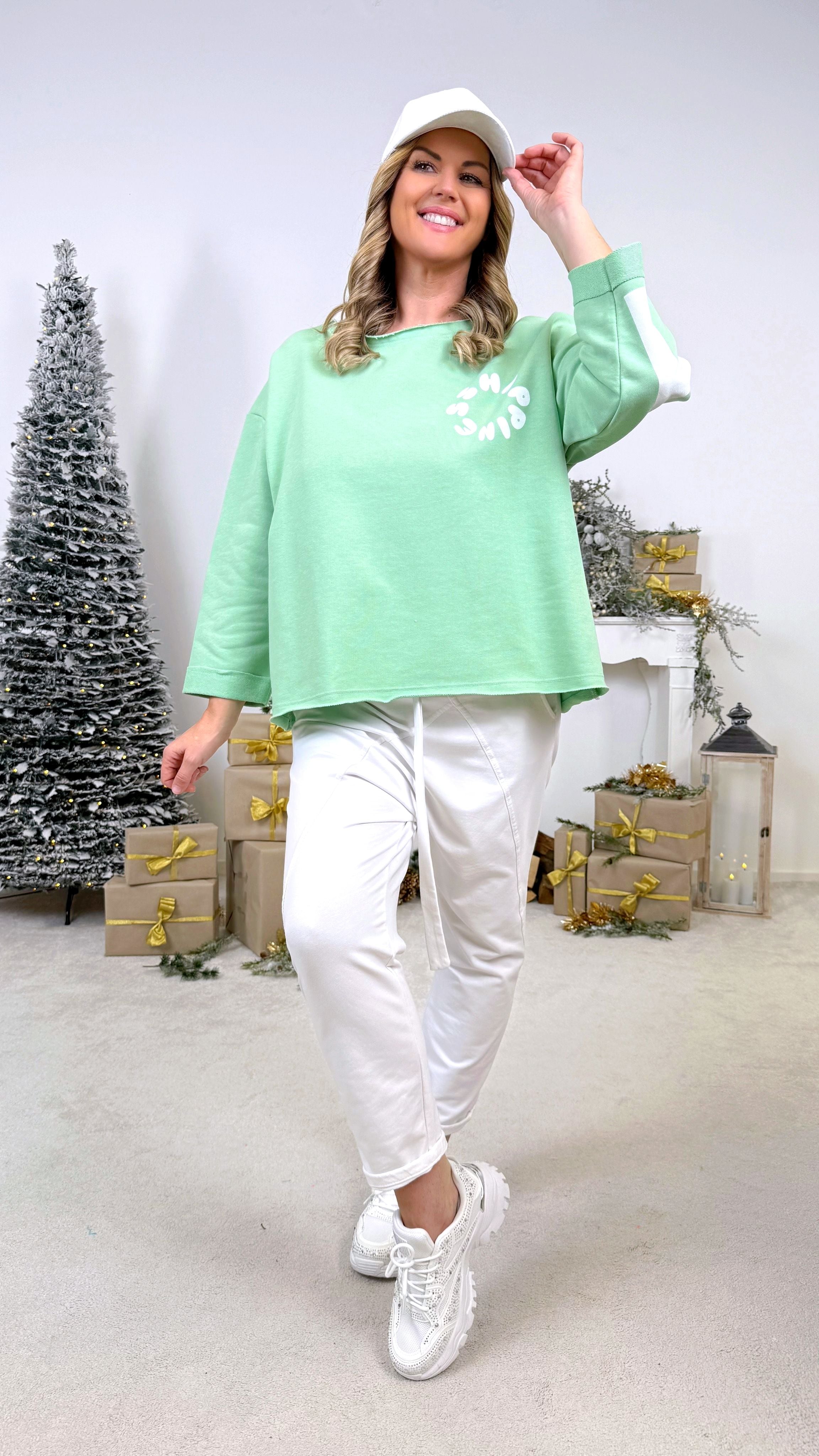 Pullover Happiness Circle *Mint*