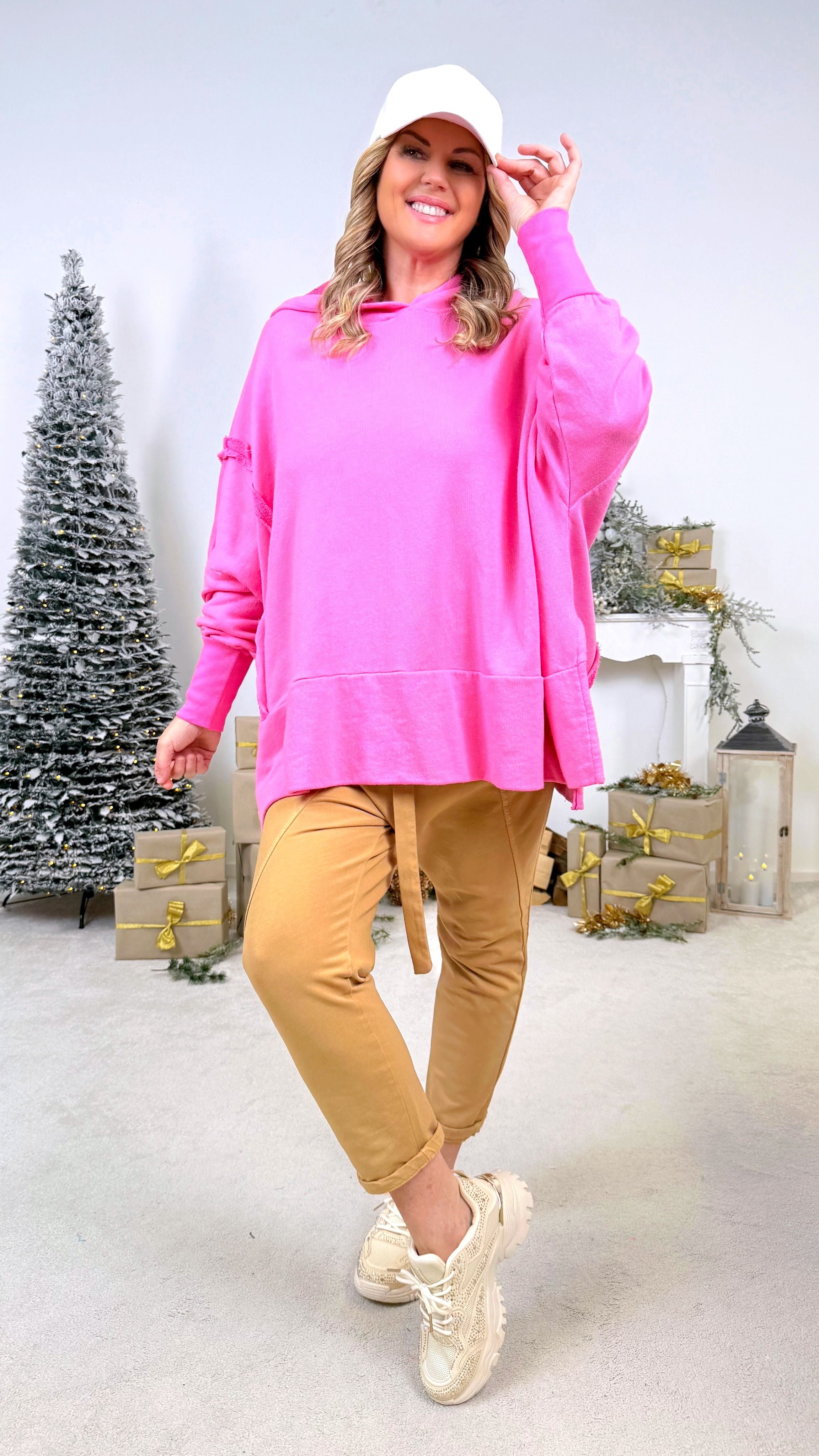 Hoodie Dreamy Velvet *Babypink*