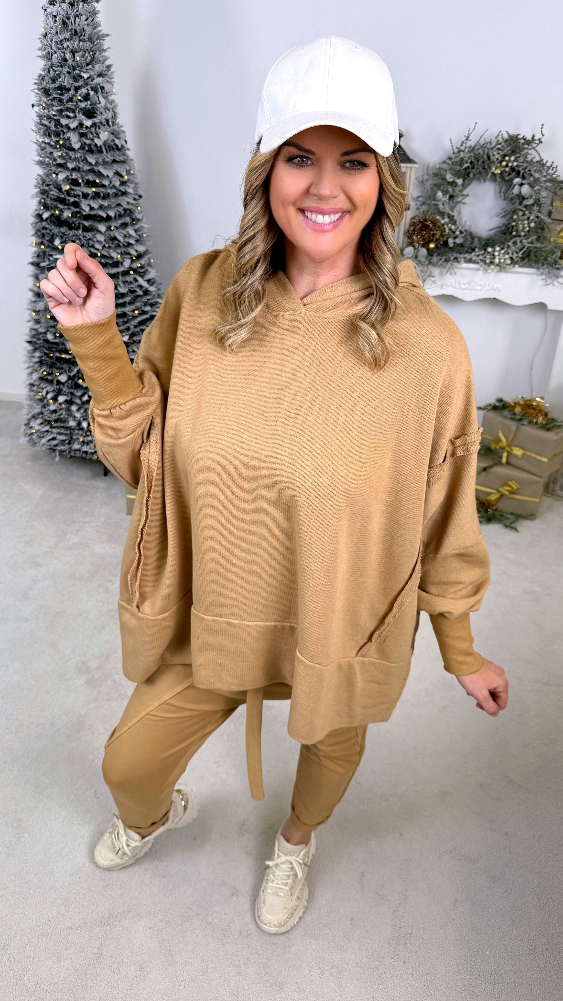 Hoodie Dreamy Velvet *Camel*