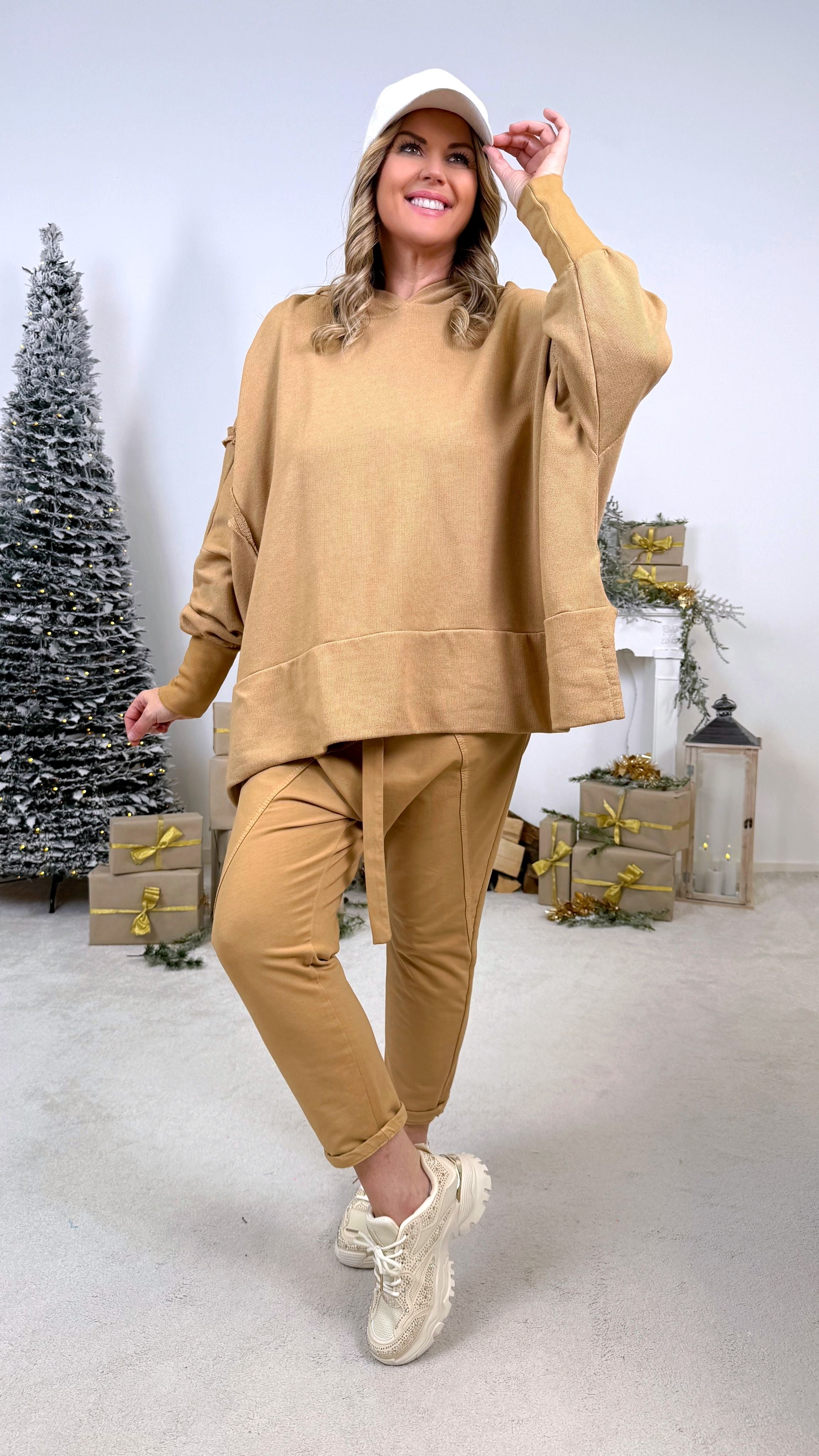 Hoodie Dreamy Velvet *Camel*