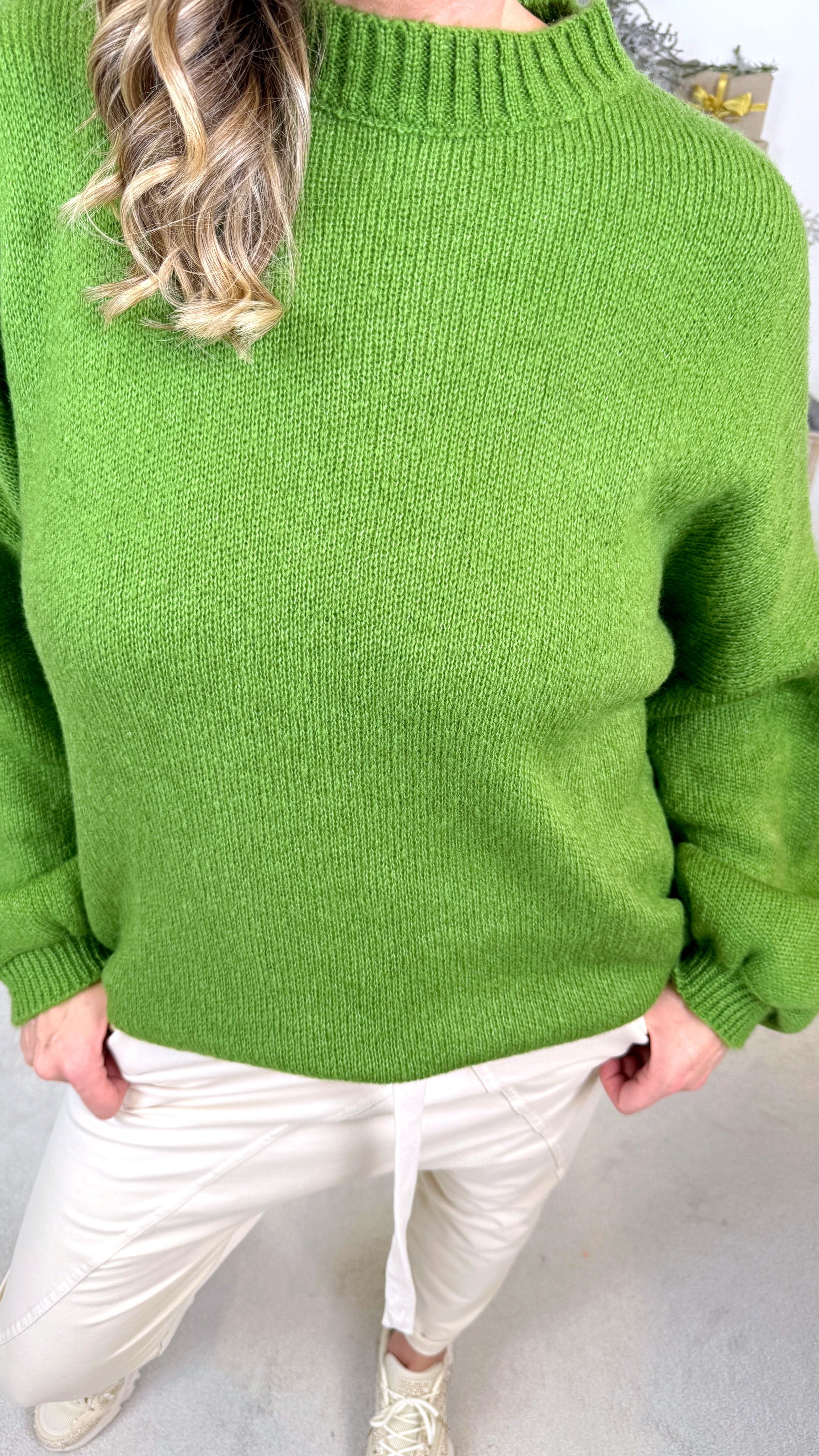 Strickpullover Power Princess *Grün*