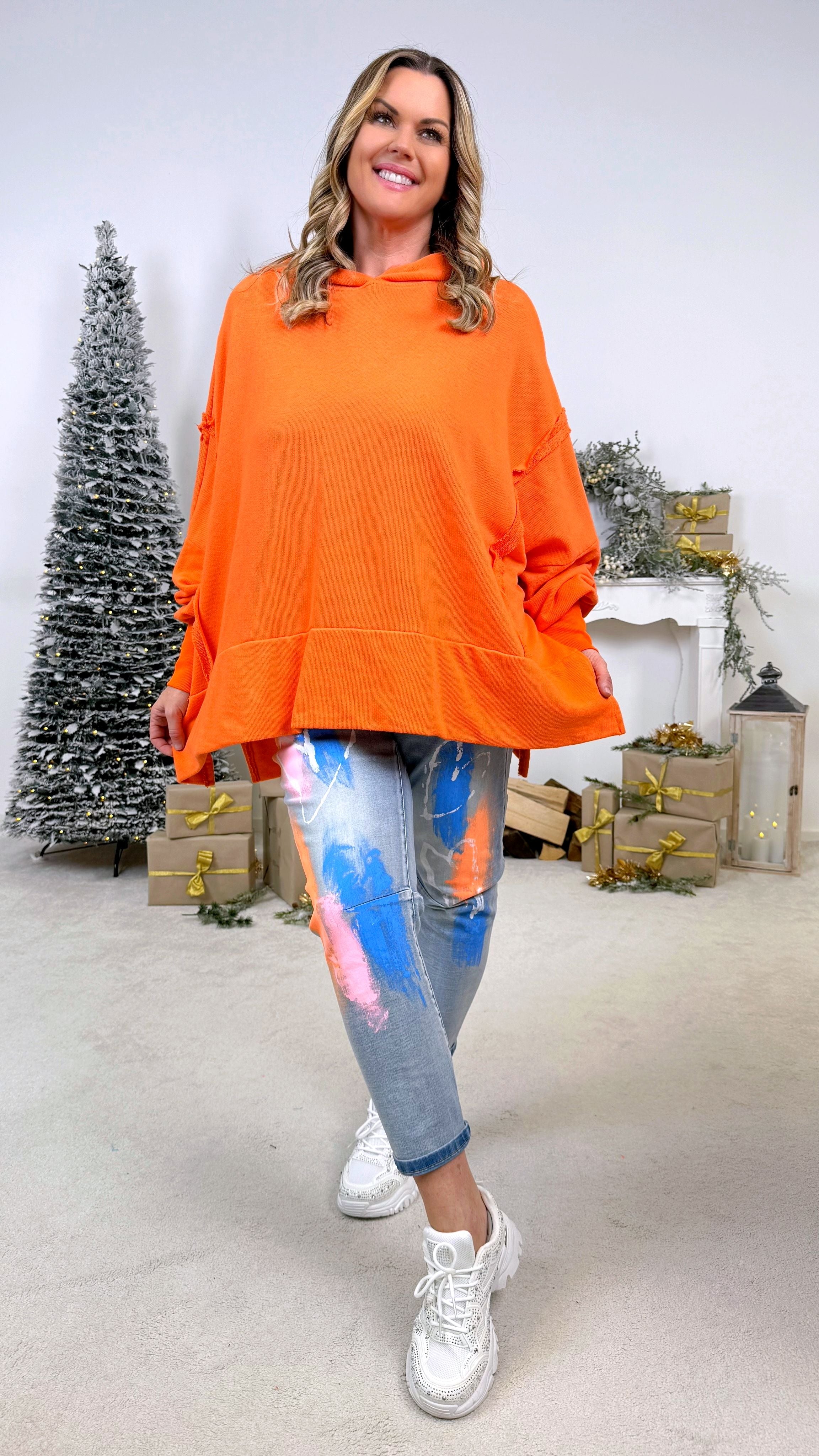 Hoodie Dreamy Velvet *Orange*