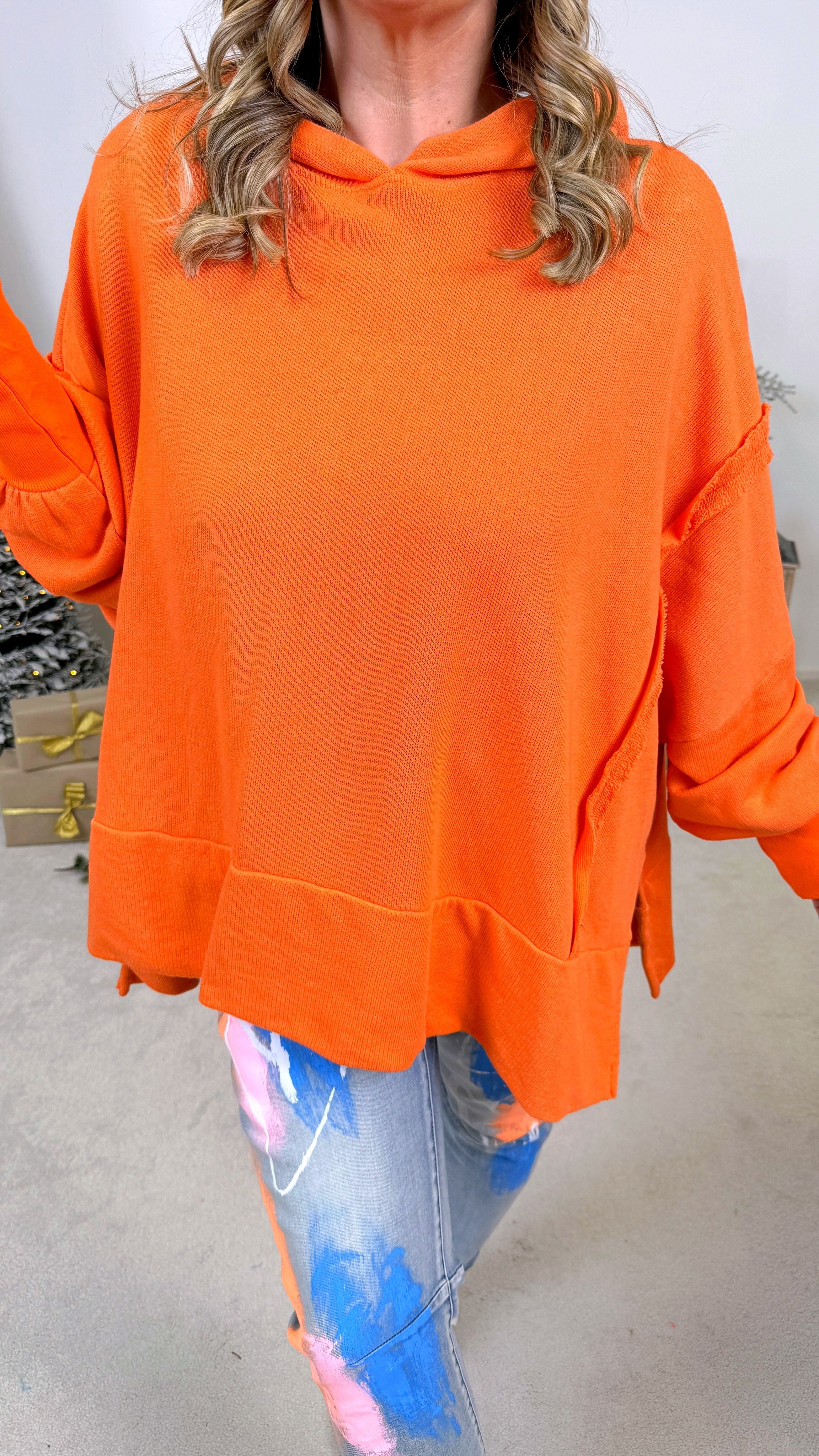 Hoodie Dreamy Velvet *Orange*